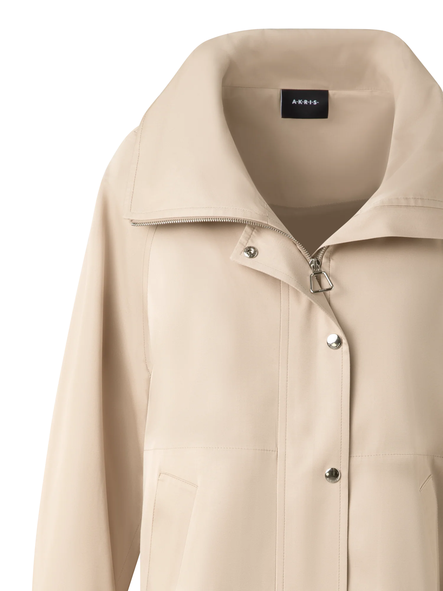 Oversized Water-Resistant Silk Parka - Image 6