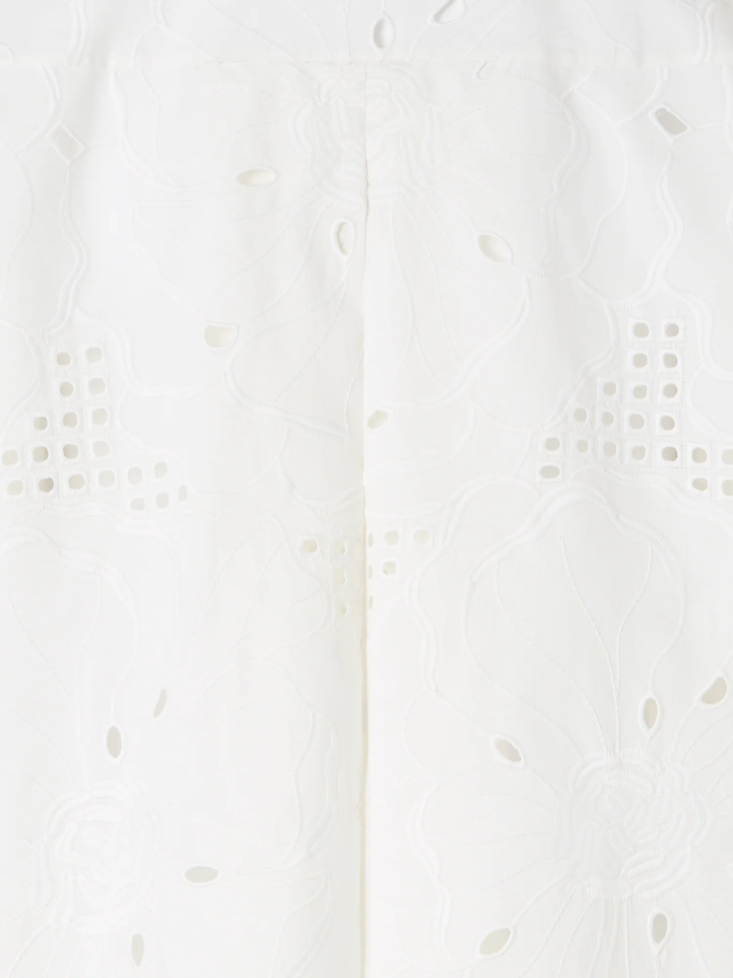 A-Line Flower Eyelet Blouse - Image 3