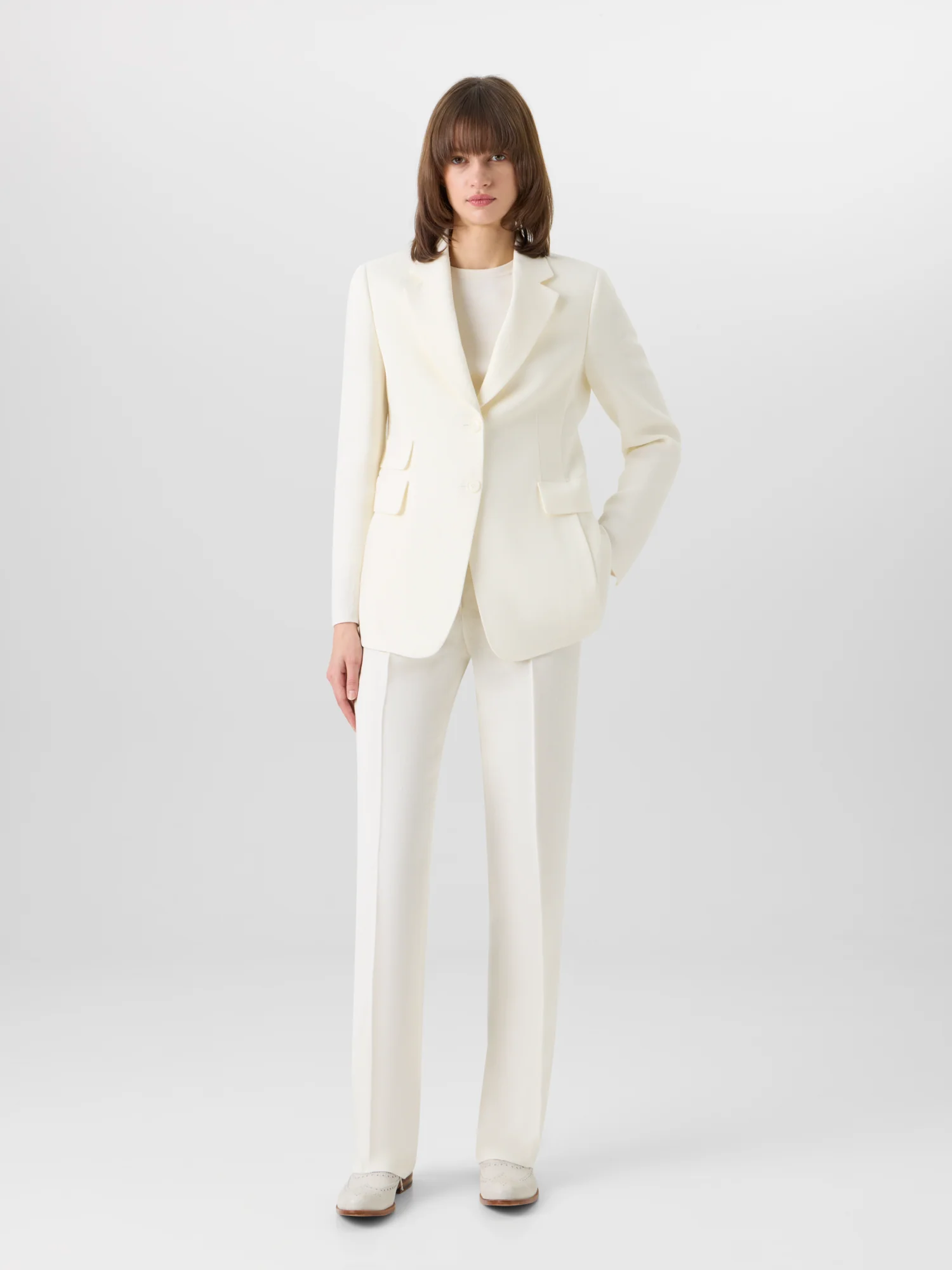 Arie Jacket in Linen-Wool Double-Face - Image 2