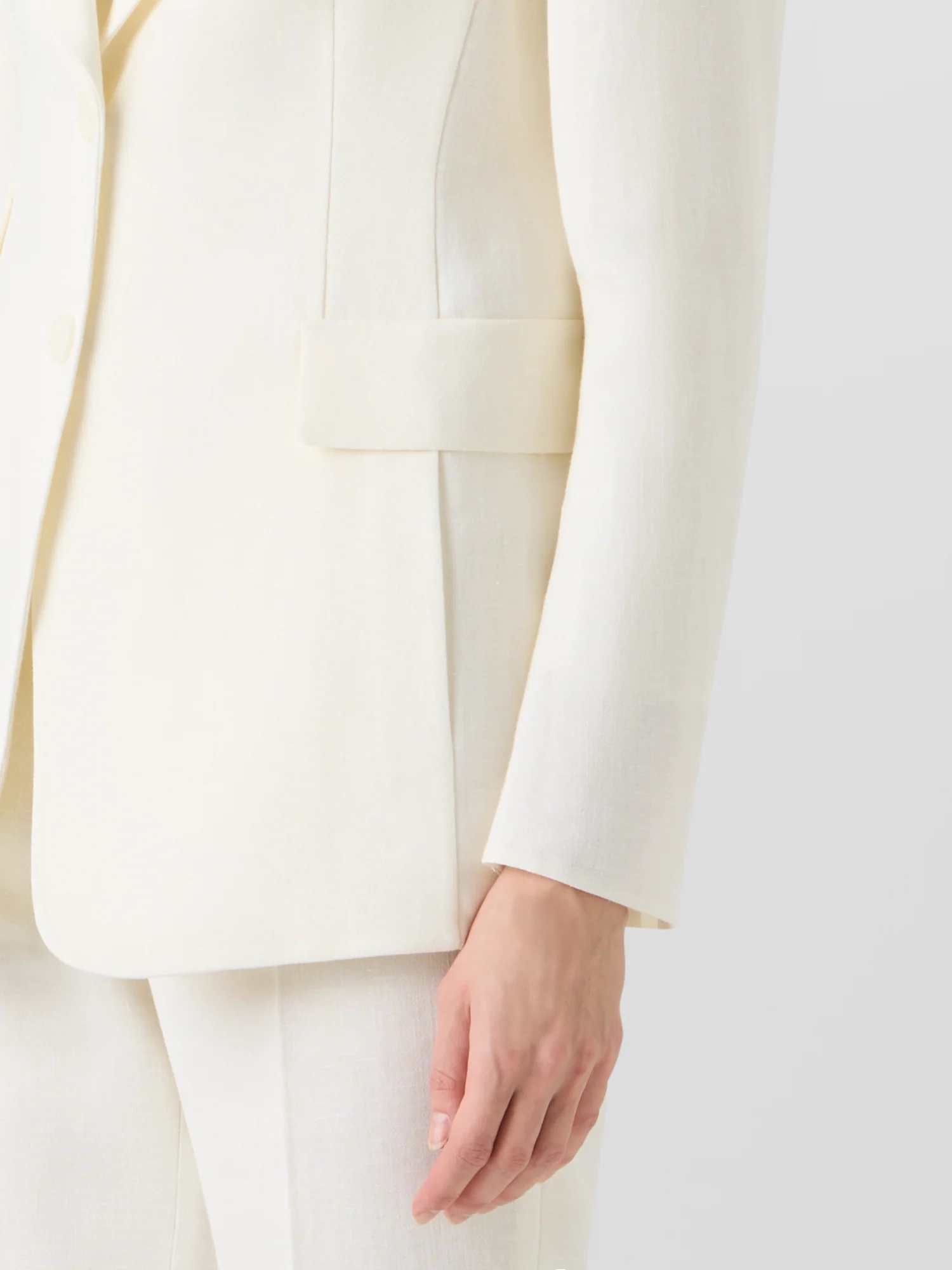 Arie Jacket in Linen-Wool Double-Face - Image 4