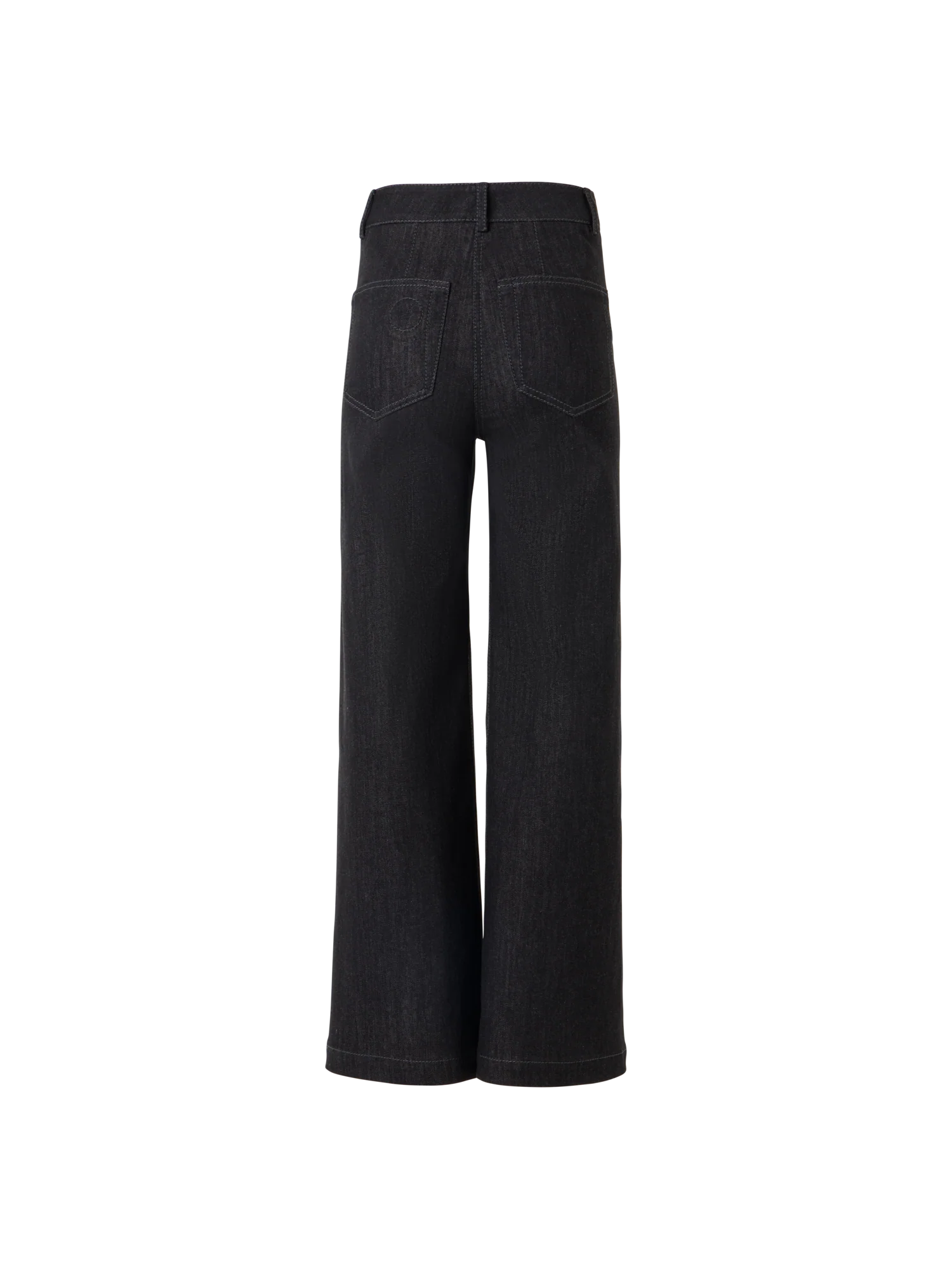 Caia Straight-Leg Pants in High-Stretch Cotton Denim - Image 5