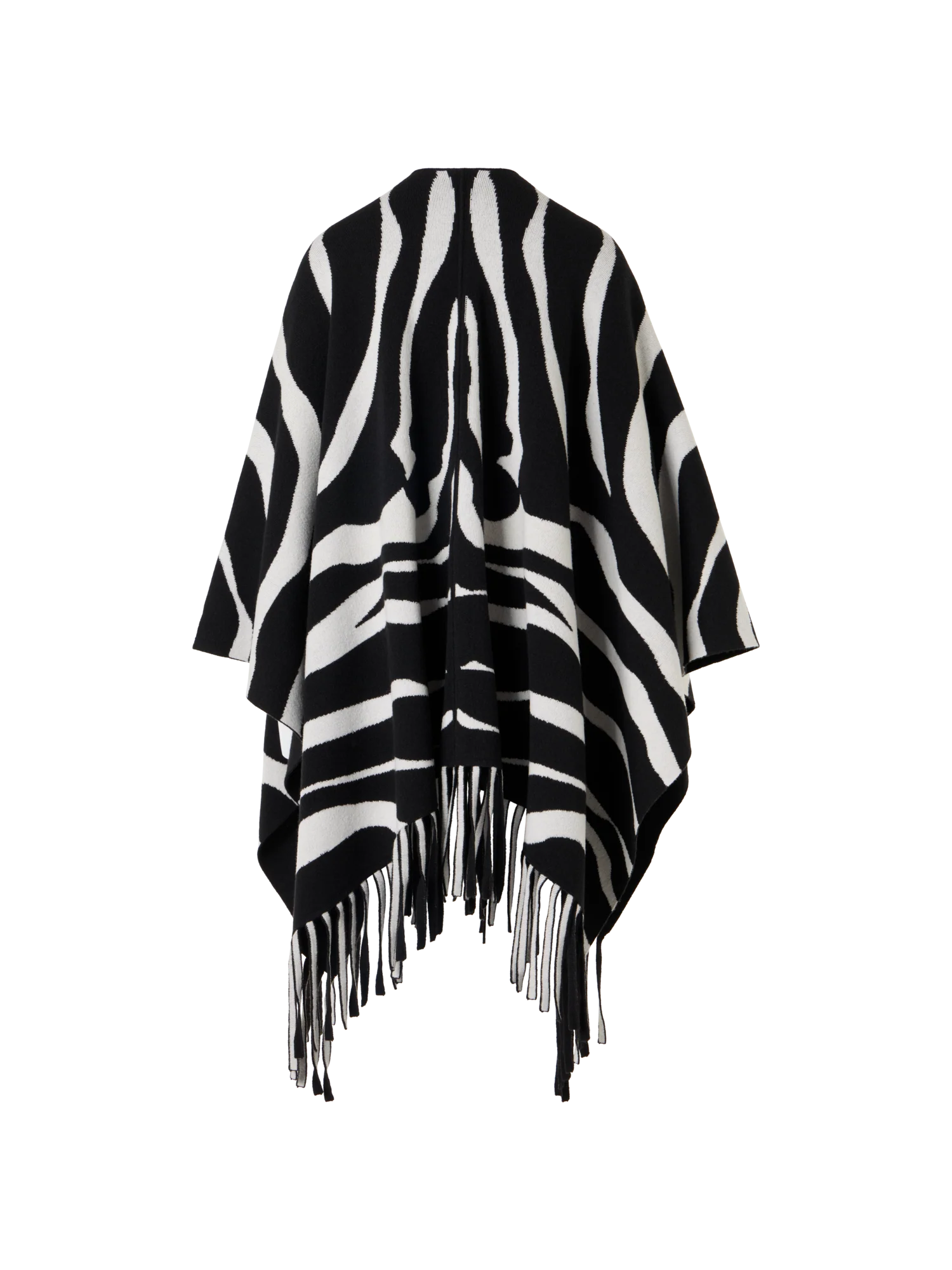 Cashmere Double-Face Knit Cape - Image 7