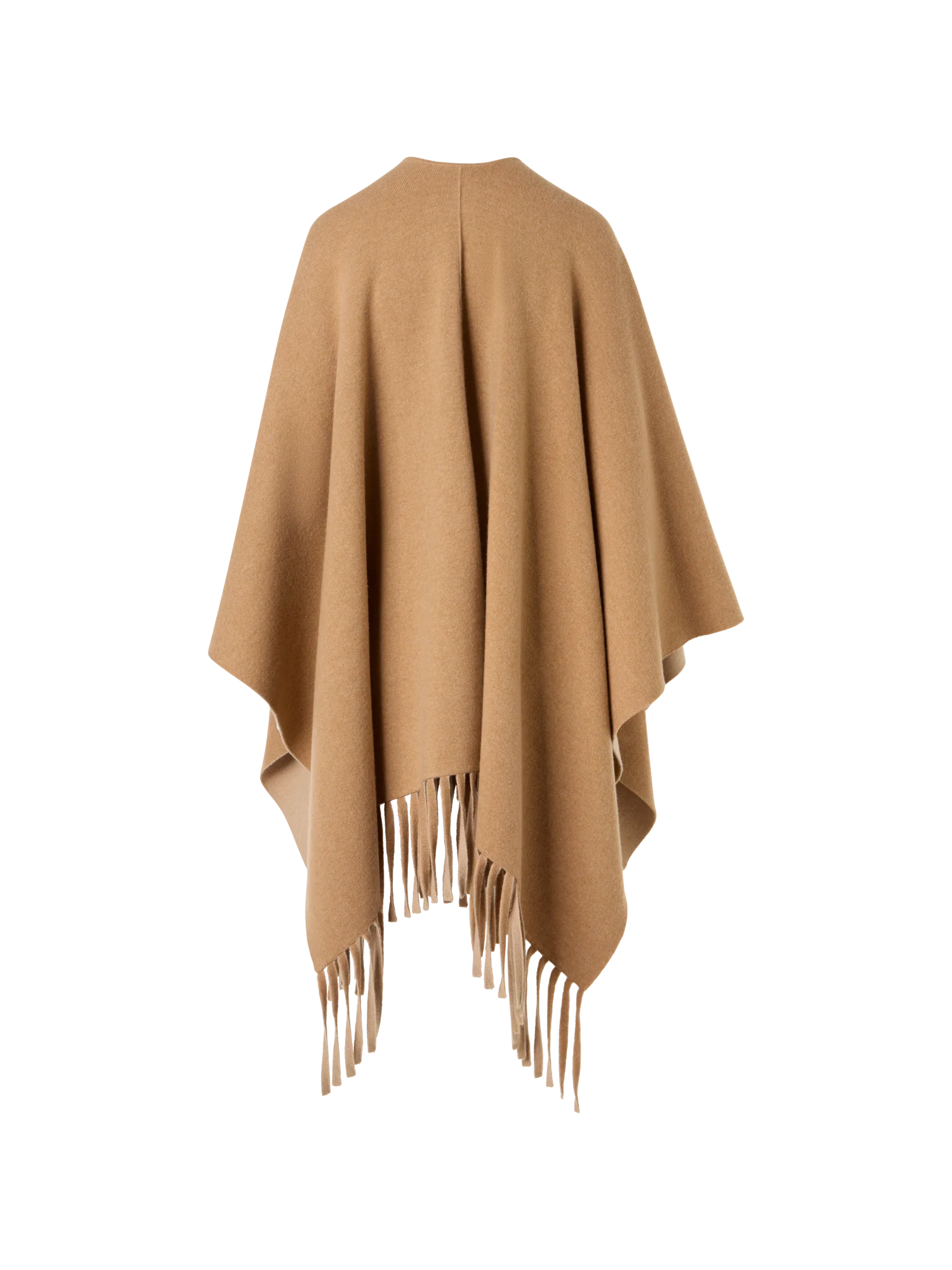 Cashmere Double-Face Knit Cape - Image 6