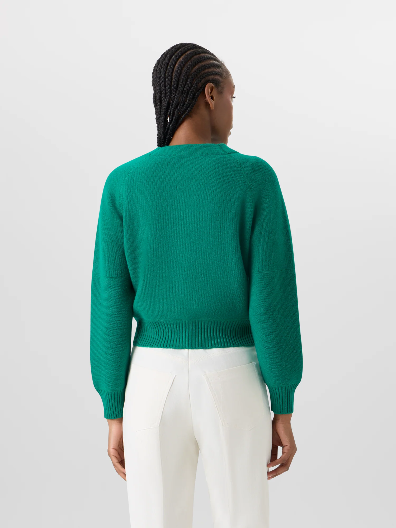 Cashmere-Piqué Knit Cardigan - Image 6