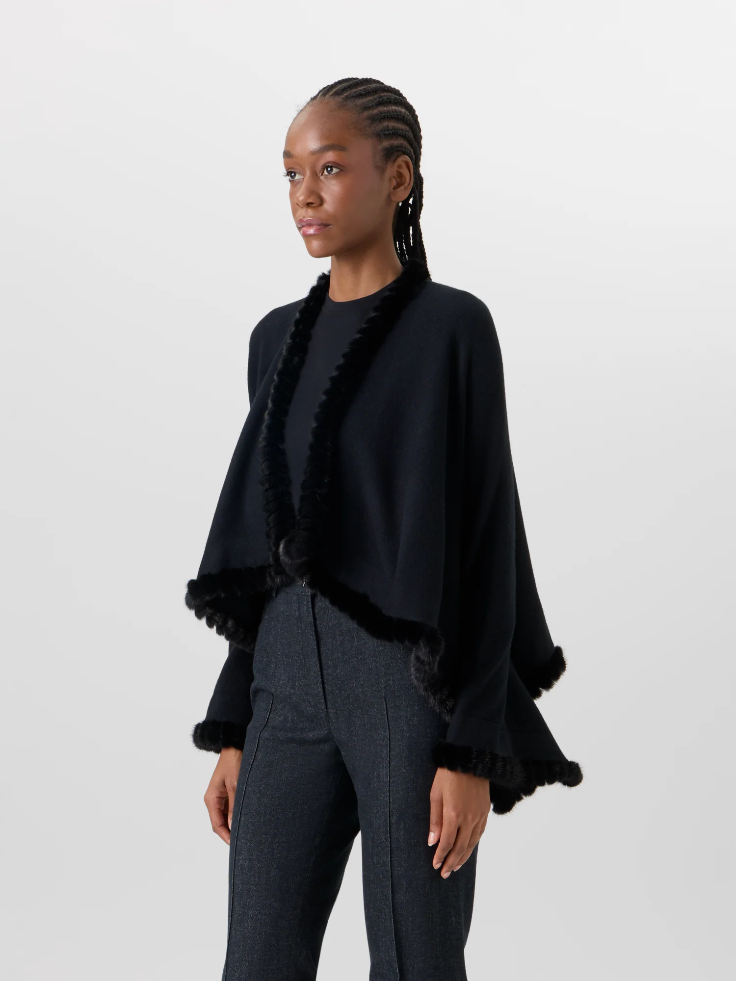 Cashmere-Silk Knit Bolero - Image 4