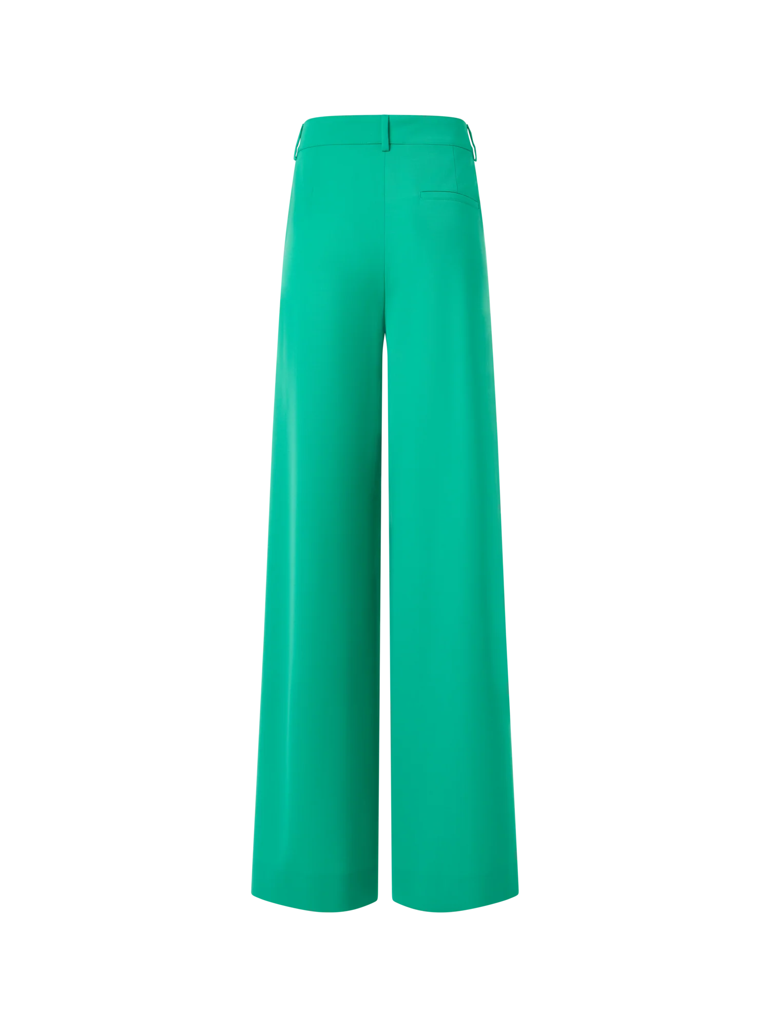 Cassie Flared Wide-Leg Pants in Wool Gabardine - Image 6