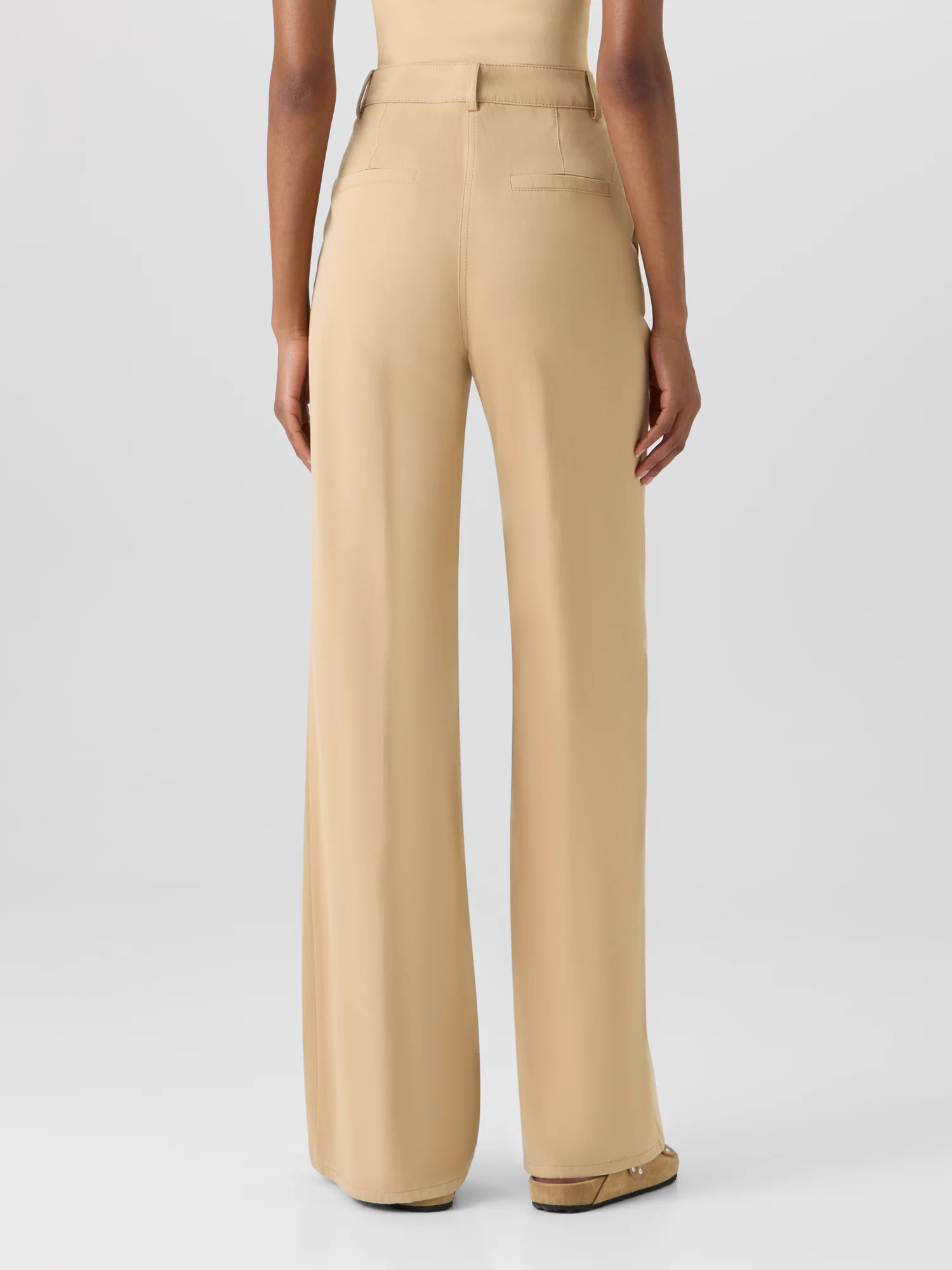 Celia Bootcut Pants in Cotton Gabardine - Image 6