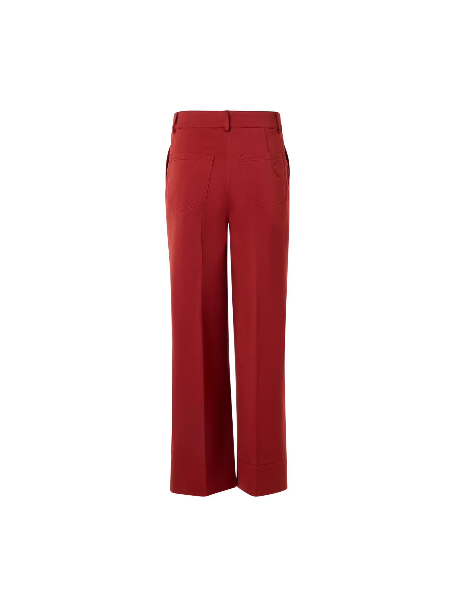 Chiara Wide-Leg Pants in Cotton Gabardine - Image 5