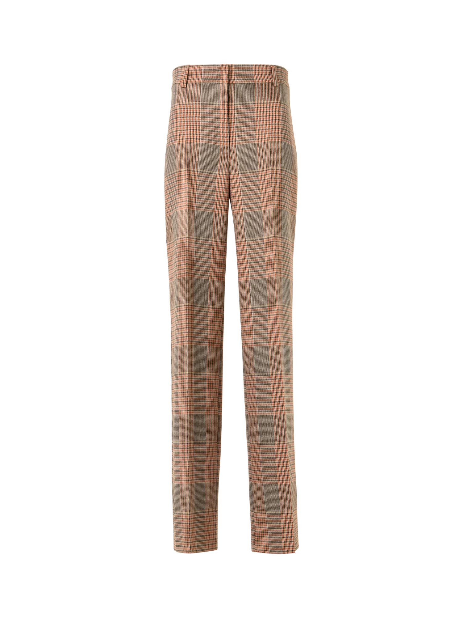 Chiaro Wide-Leg Pants in Glen-Check Heavy Wool Twill