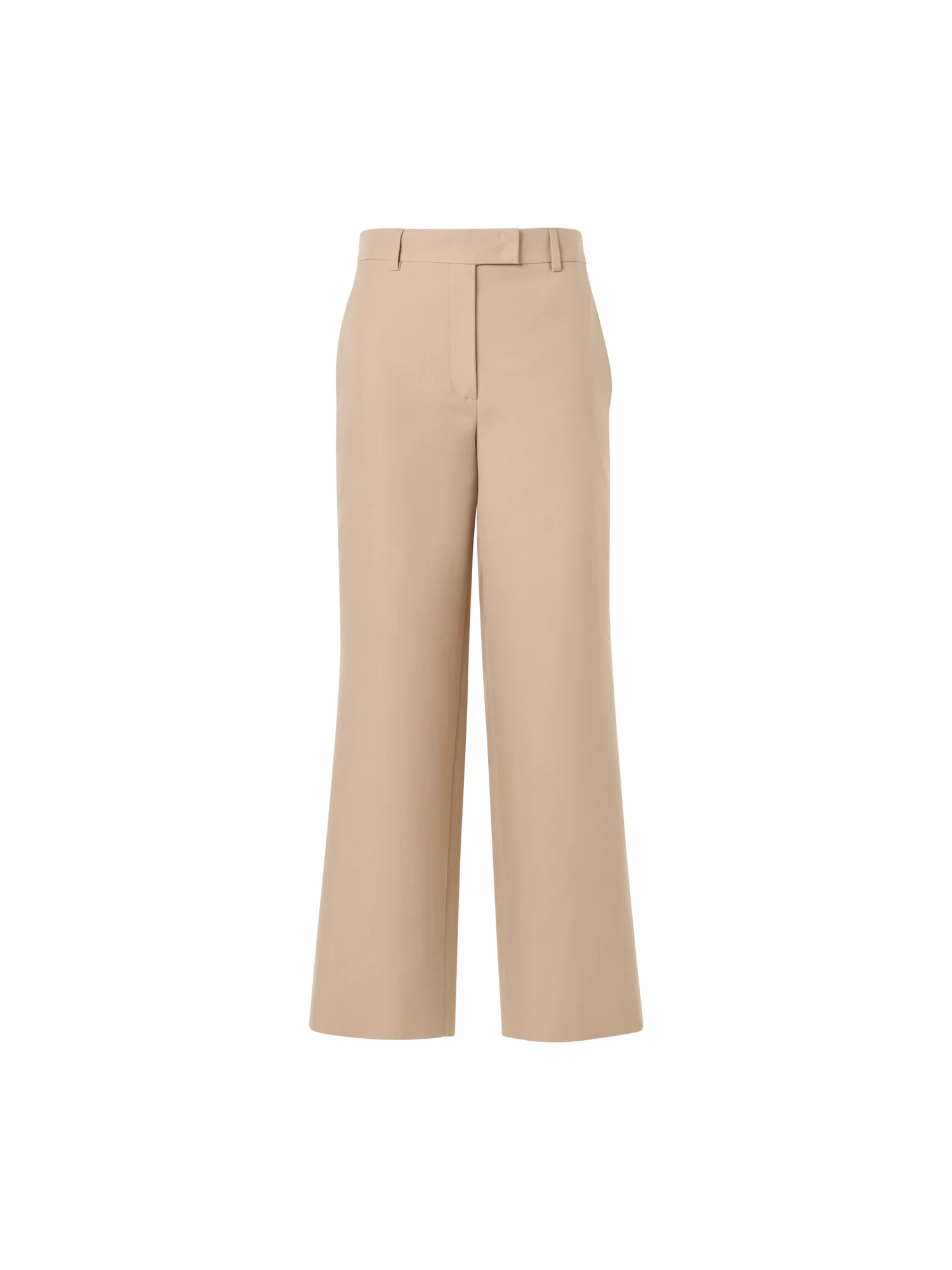 Christelle Cropped Wide-Leg Pants in Cotton-Silk Double-Face
