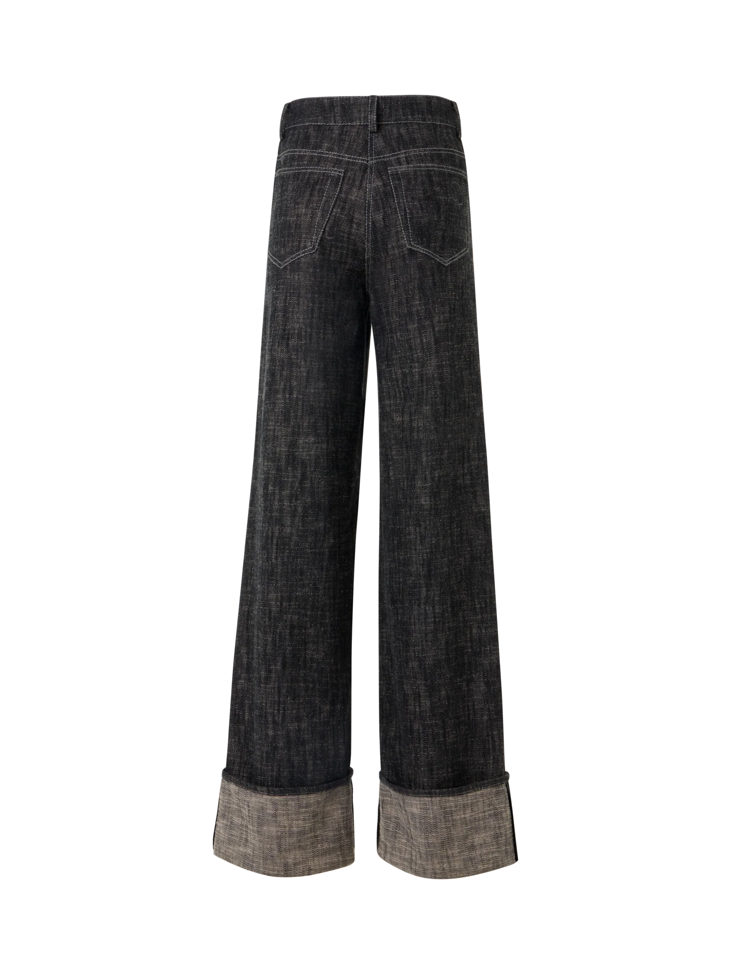 Cooper Wide-Leg Pants in Washed Heavyweight Cotton-Denim - Image 6