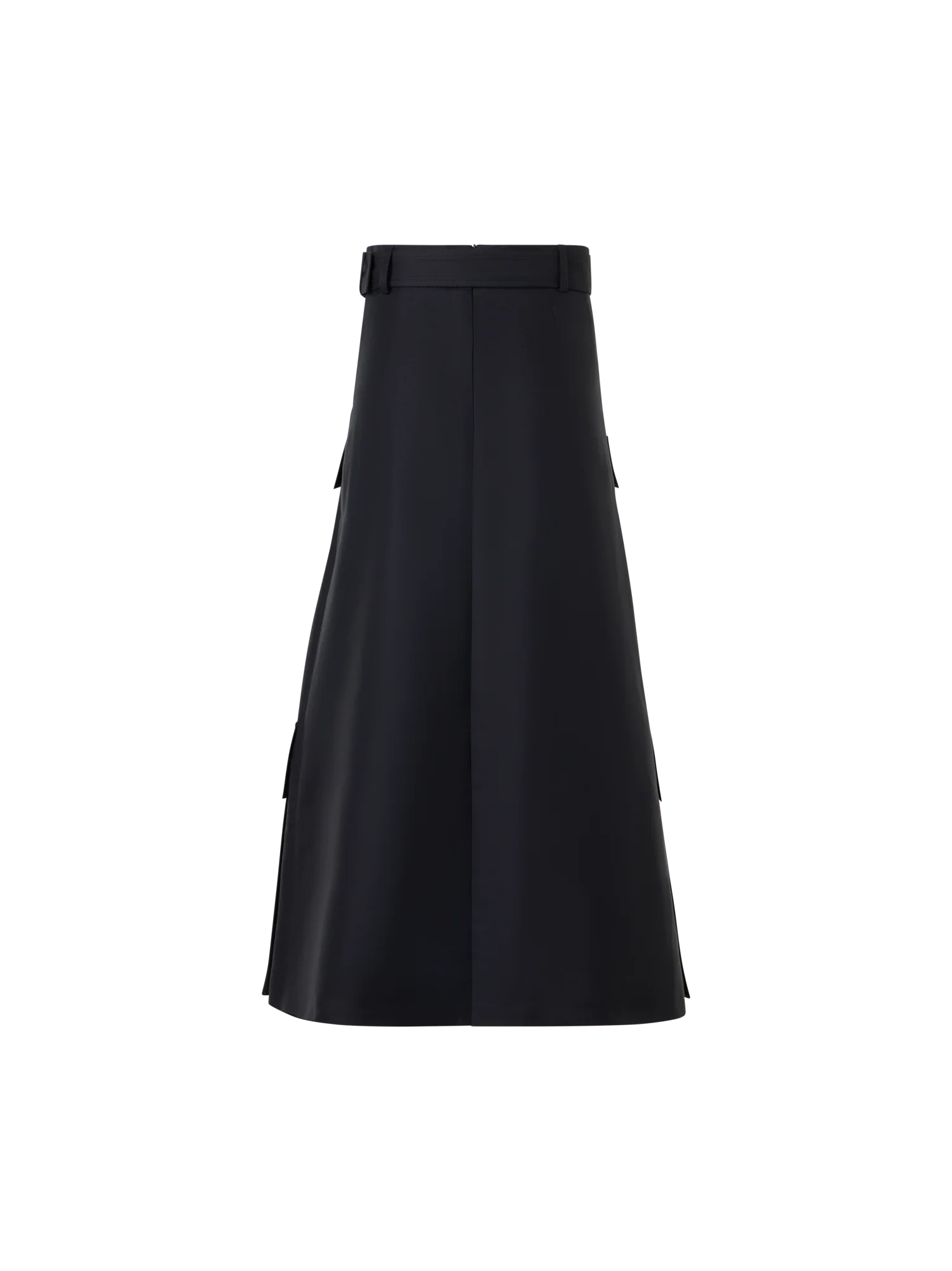 Cotton Double-Face Midi Skirt - Image 5