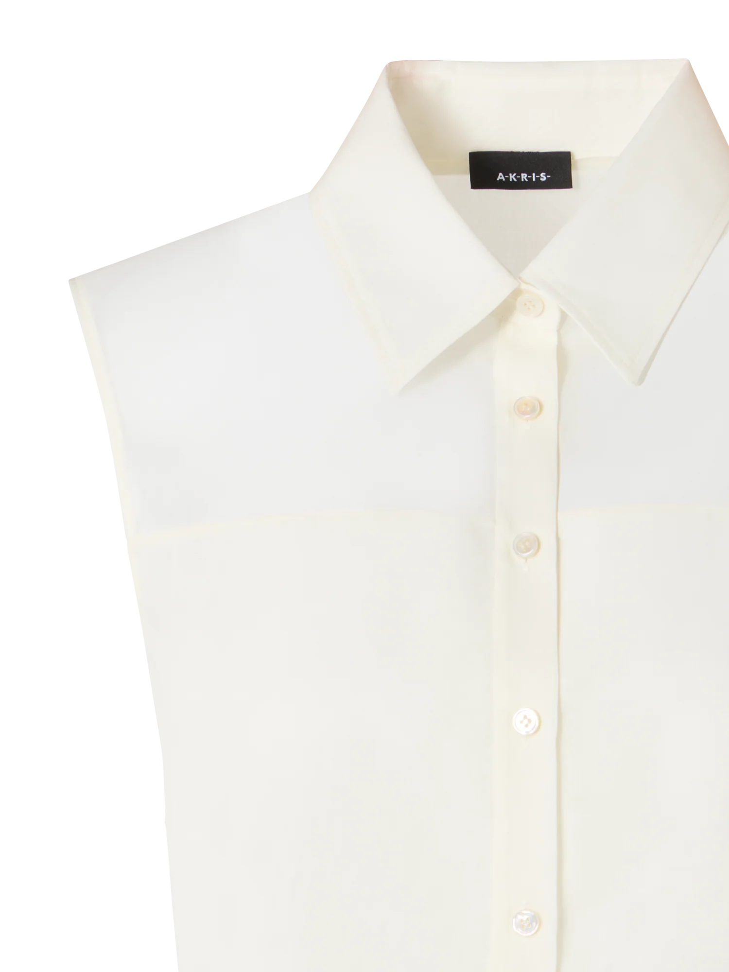 Sleeveless Cotton Voile Blouse - Image 3