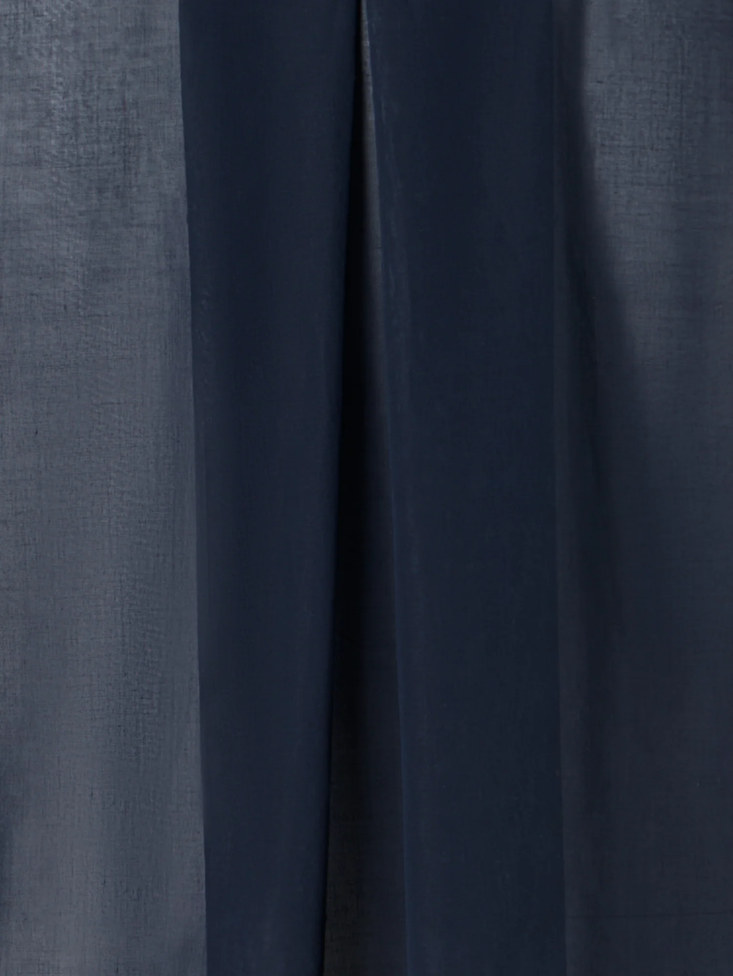 Long-Sleeve Cotton Voile Tunic Blouse - Image 4