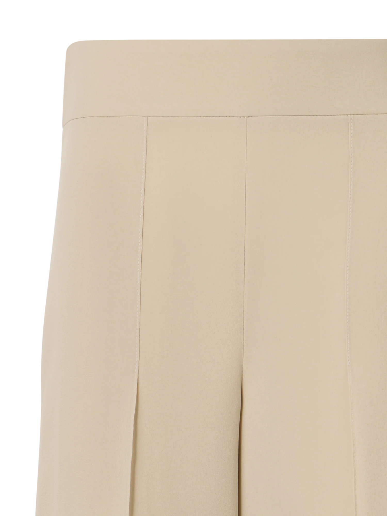 Fellia Wide-Flared-Leg Pants in Silk Georgette - Image 3