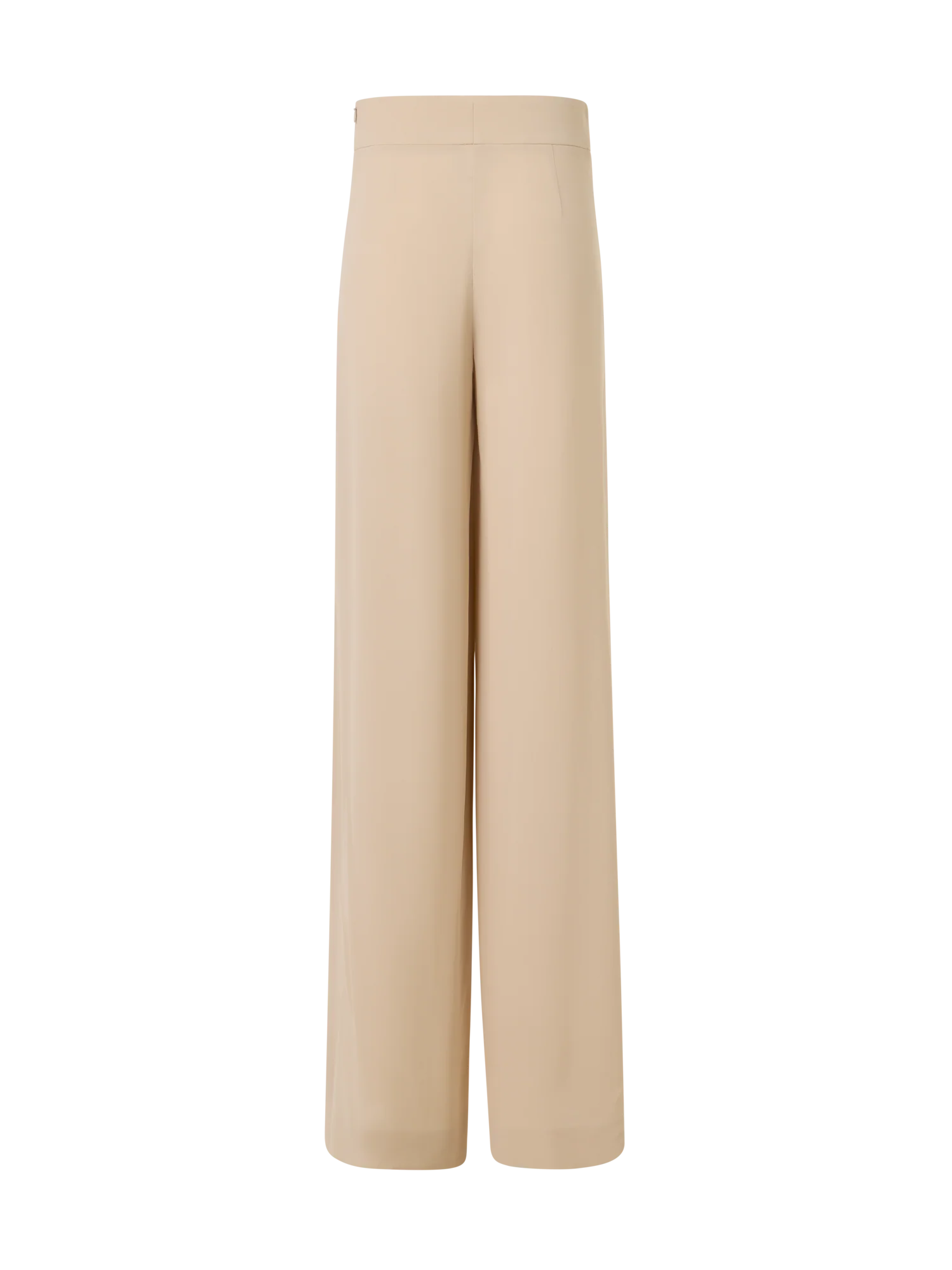 Fellia Wide-Flared-Leg Pants in Silk Georgette - Image 6