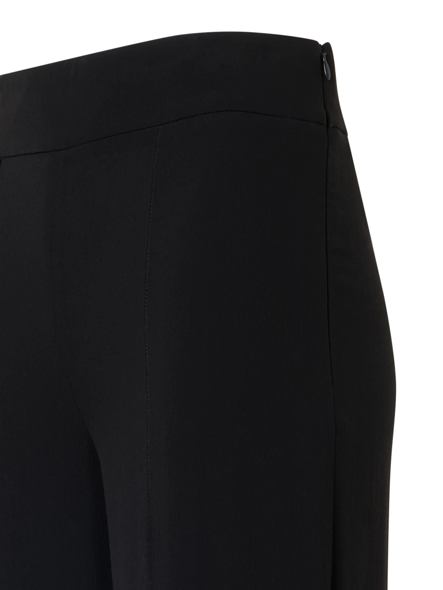 Fellia Wide-Flared-Leg Pants in Silk Georgette - Image 3