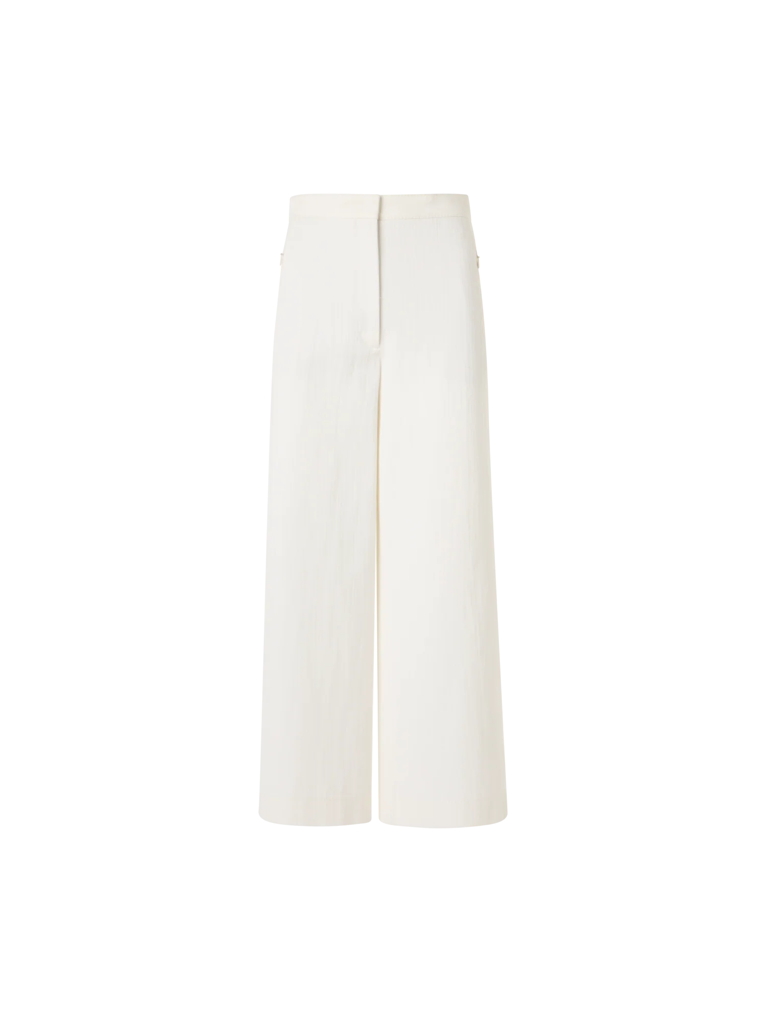 Filip Wide-Leg Pants in Cotton-Stretch Denim