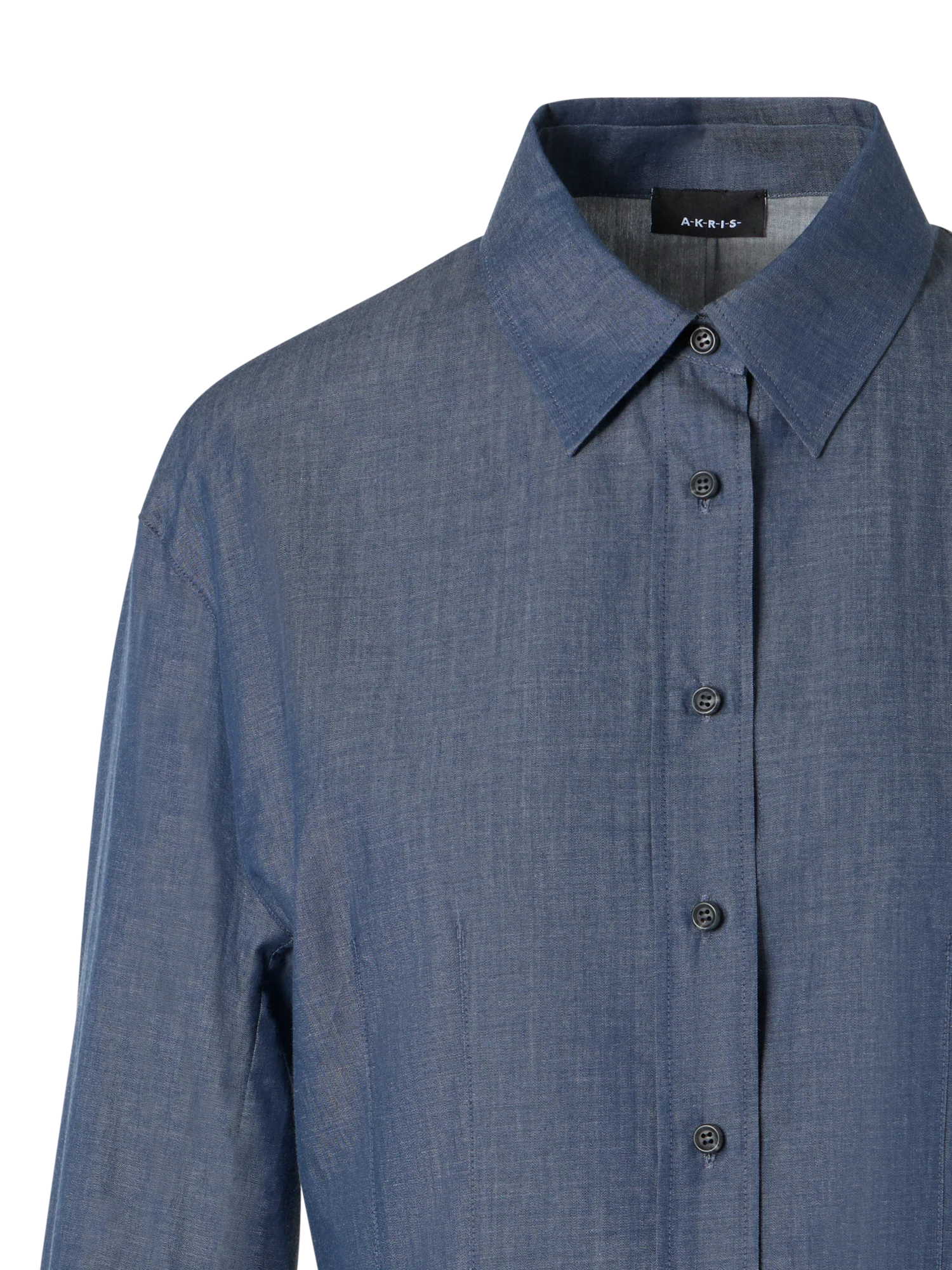 Long-Sleeve Sea Island Cotton Shirt - Image 2