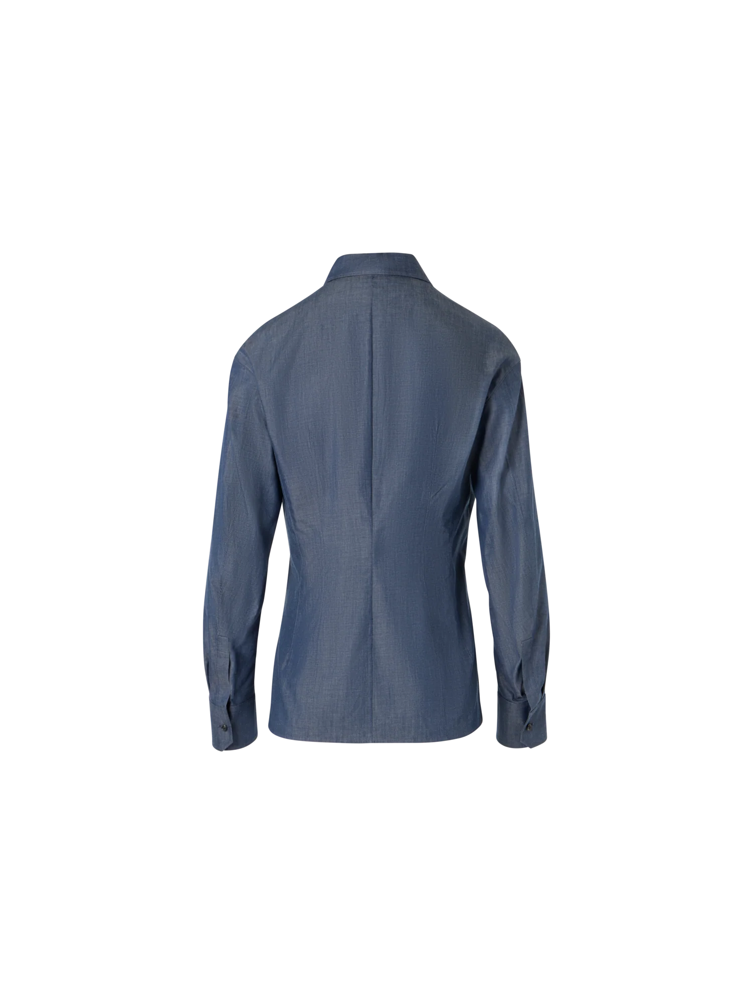 Long-Sleeve Sea Island Cotton Shirt - Image 3