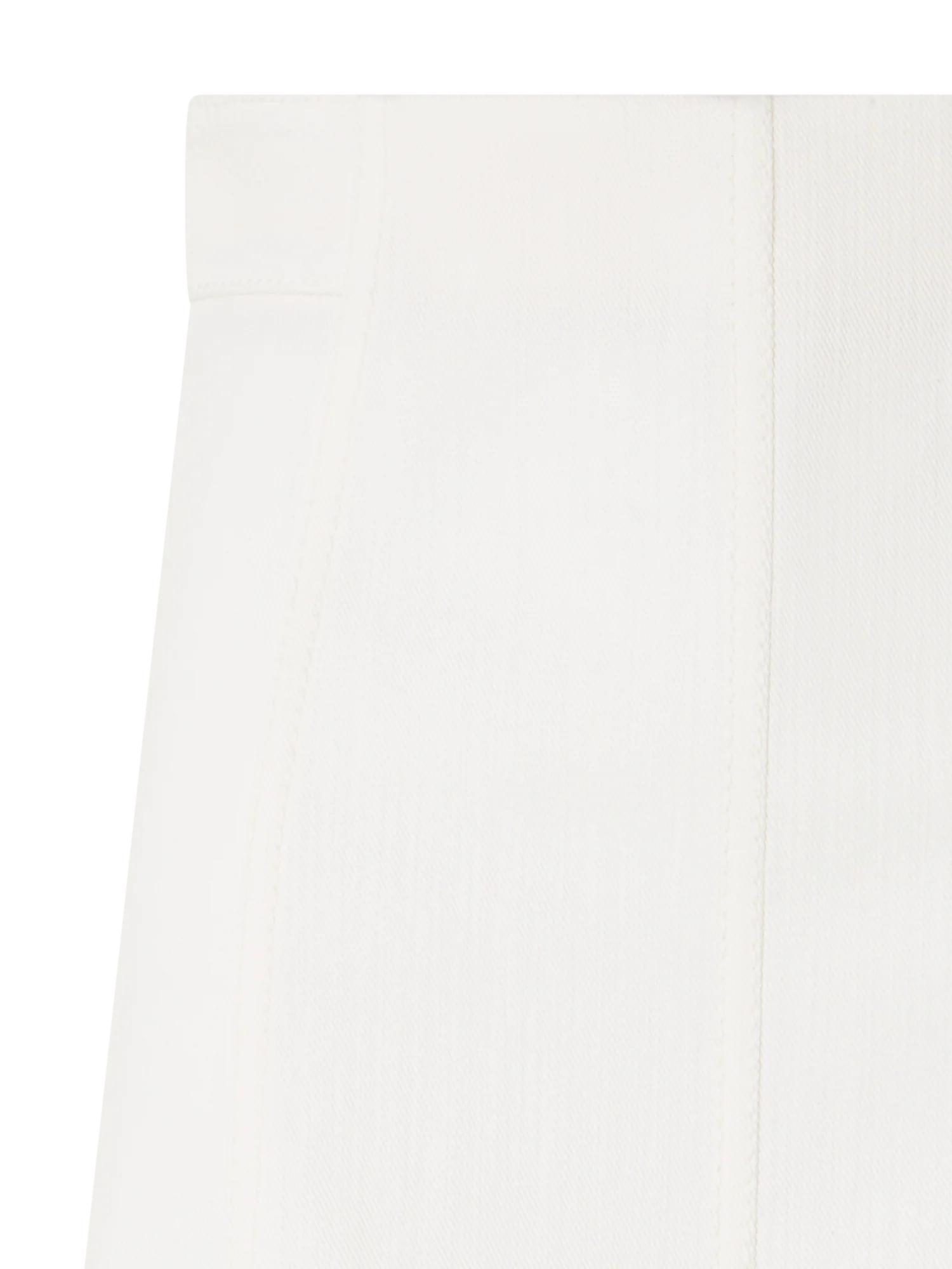 Flared Cotton-Stretch Denim Midi Skirt - Image 3