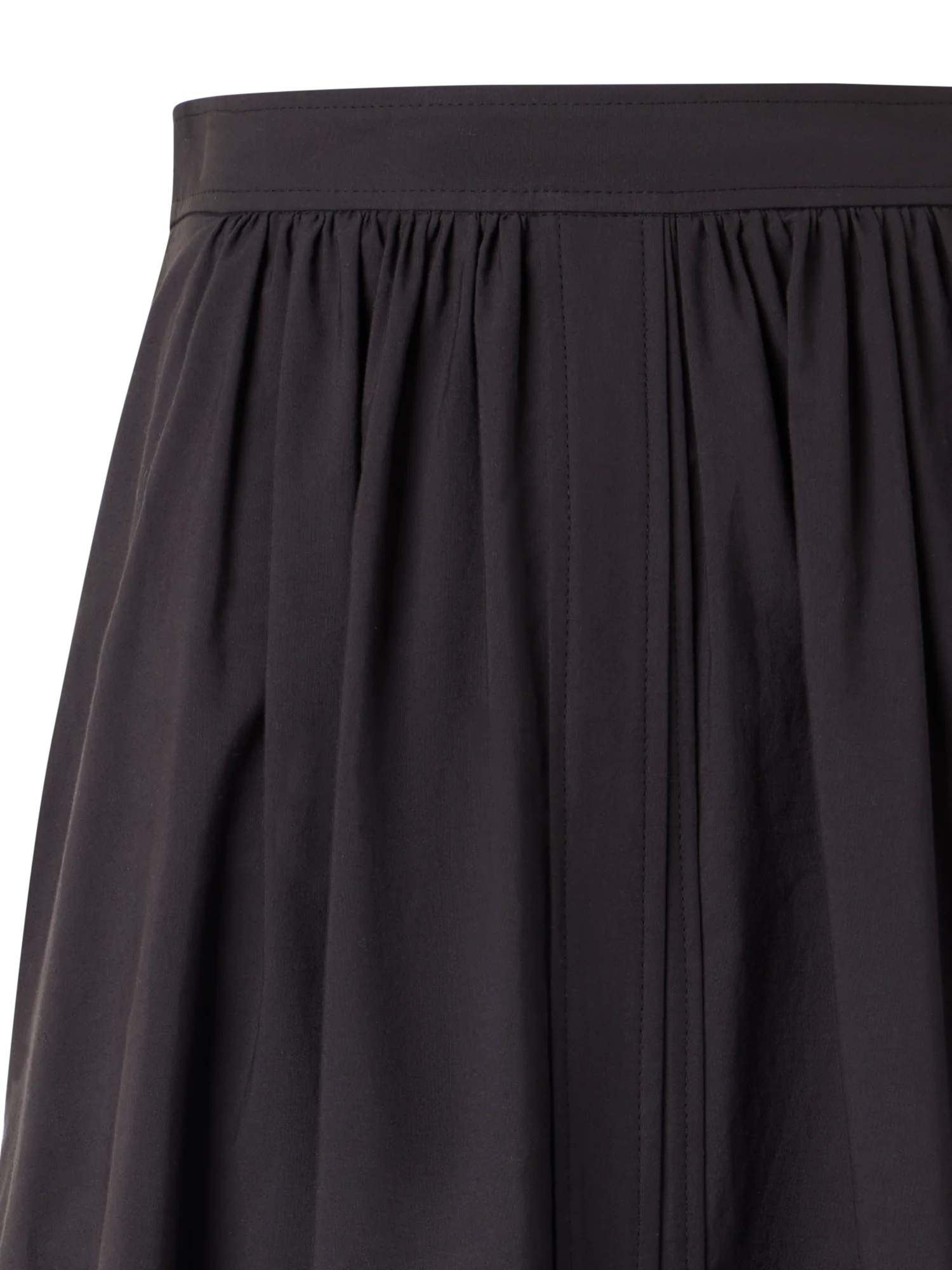 Flared Flower Eyelet Midi Skirt - Image 3