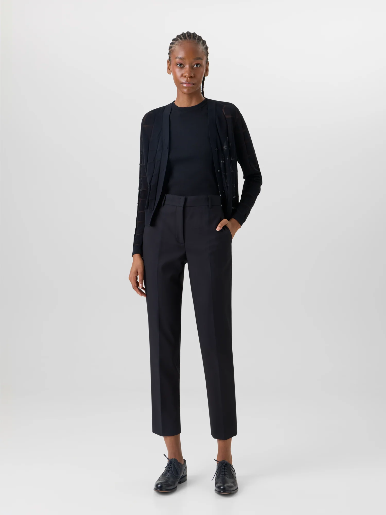 Flavin Pants in Cotton Gabardine - Image 2