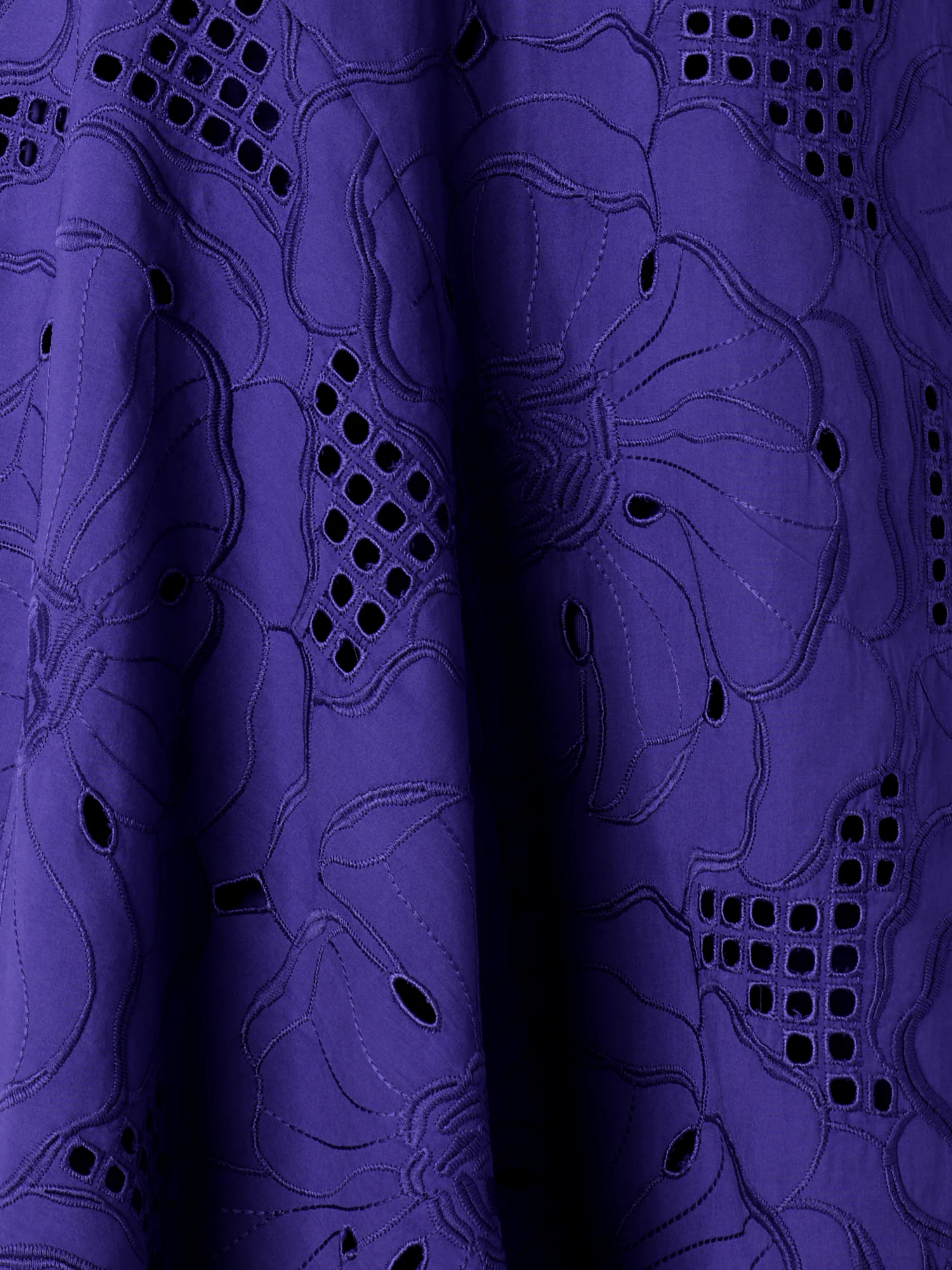 Flower Eyelet Handkerchief Dress - Image 4