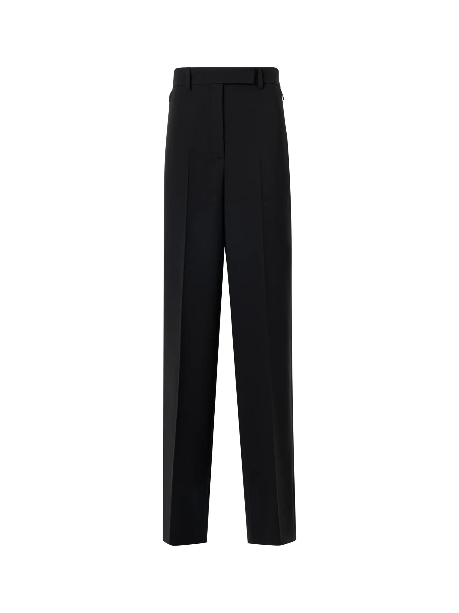 Forest Wide-Straight-Leg Pants in Wool Double-Face