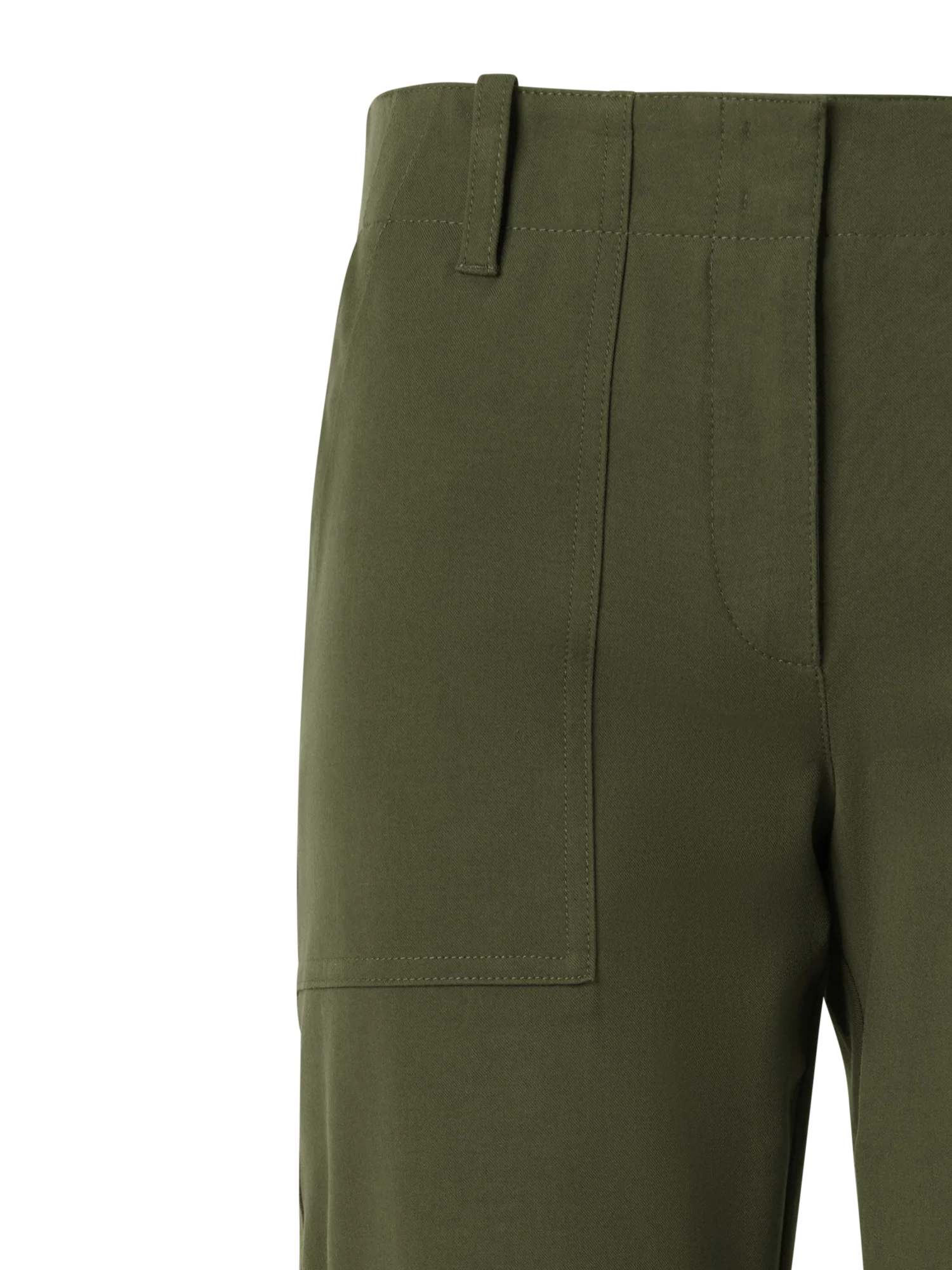 Franco Cargo Tapered-Leg Pants in Bi-Stretch Cotton Gabardine - Image 2