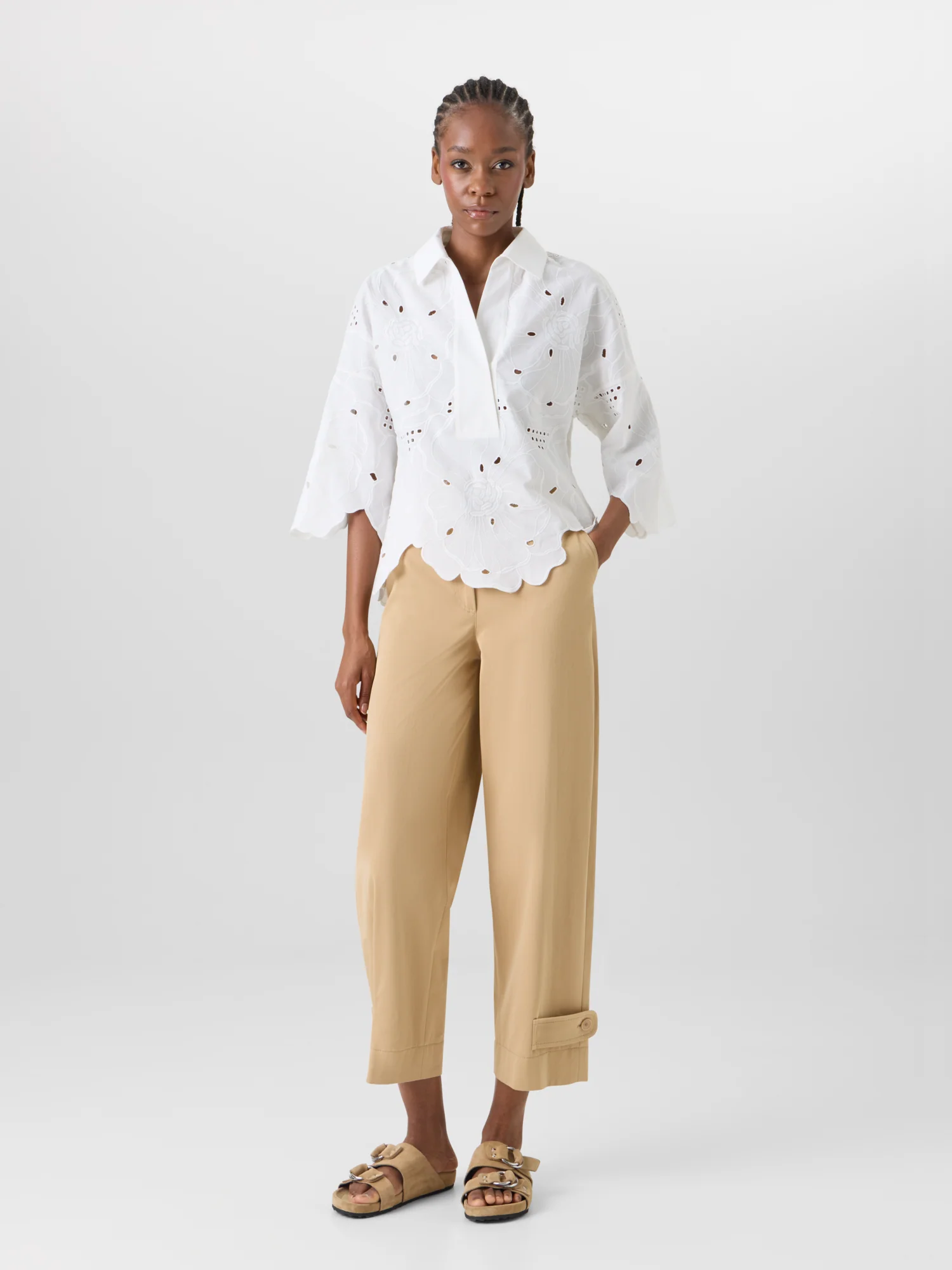 Fraser Pants in Cotton Gabardine - Image 2