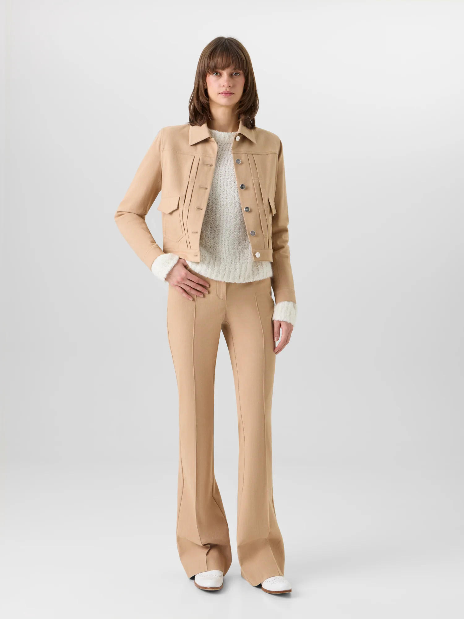 Hilbert Short Jacket in Stretch-Cotton Denim - Image 2