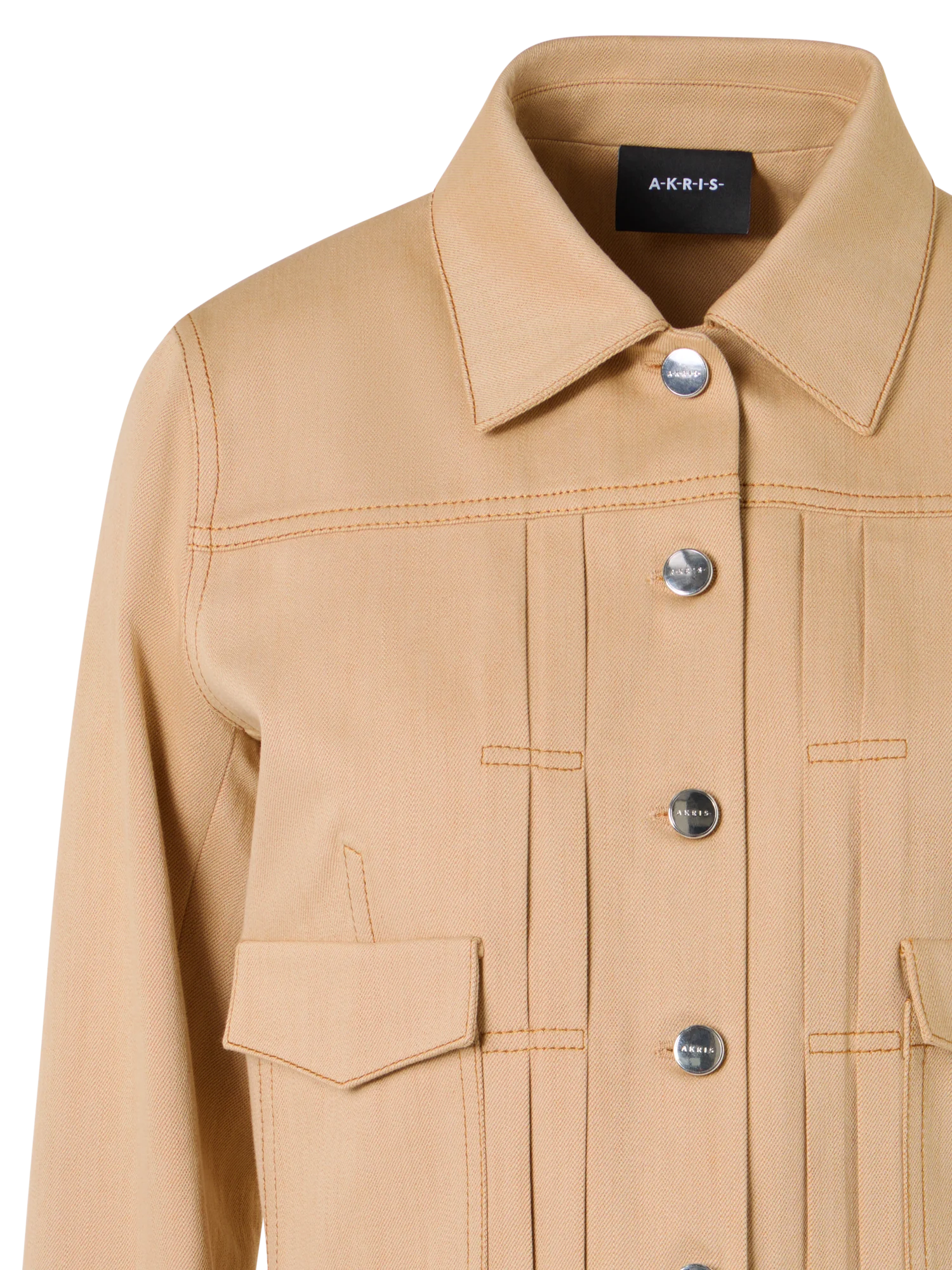 Hilbert Short Jacket in Stretch-Cotton Denim - Image 3