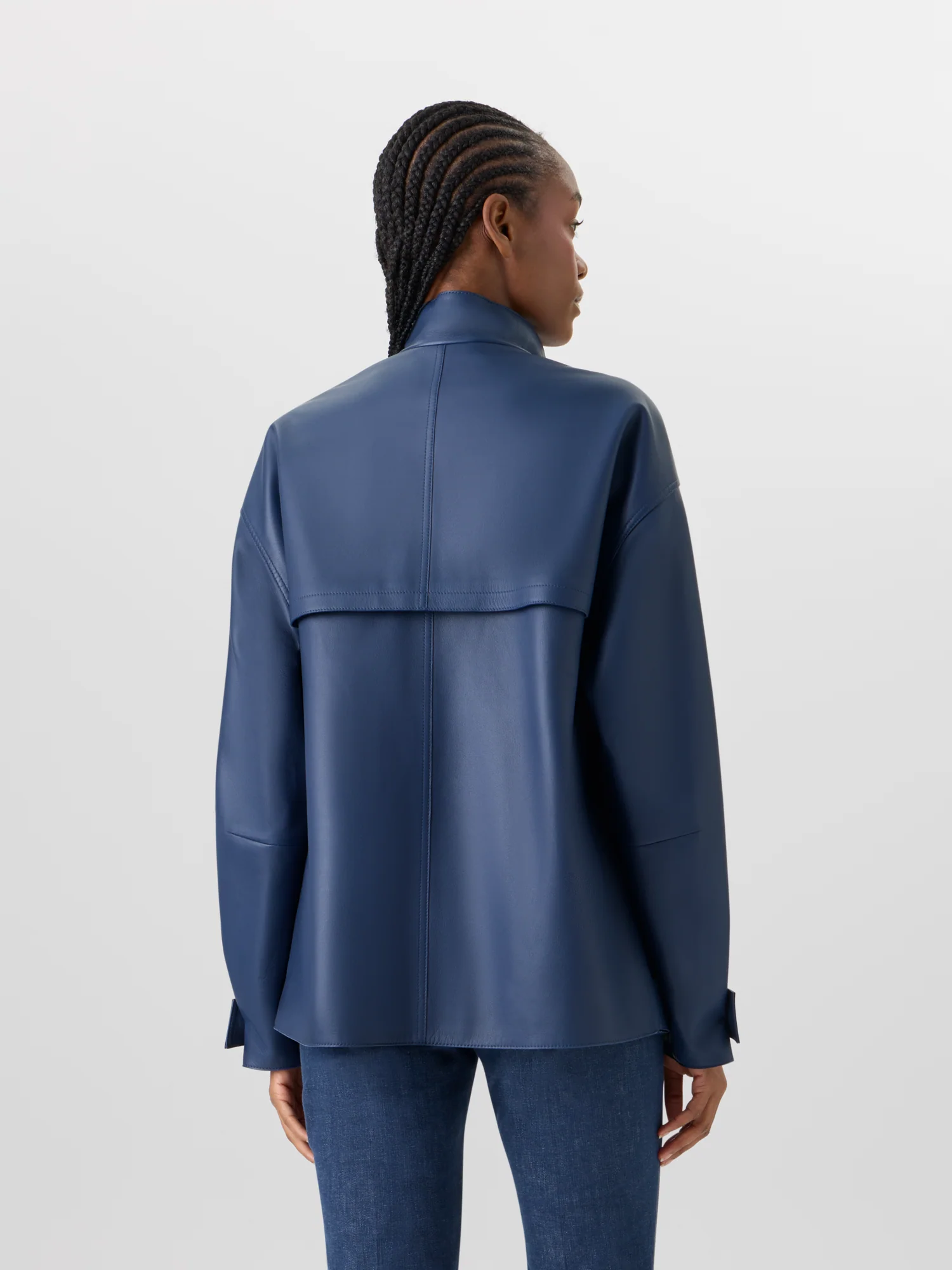 Huma Jacket in Lacquered Leather - Image 6
