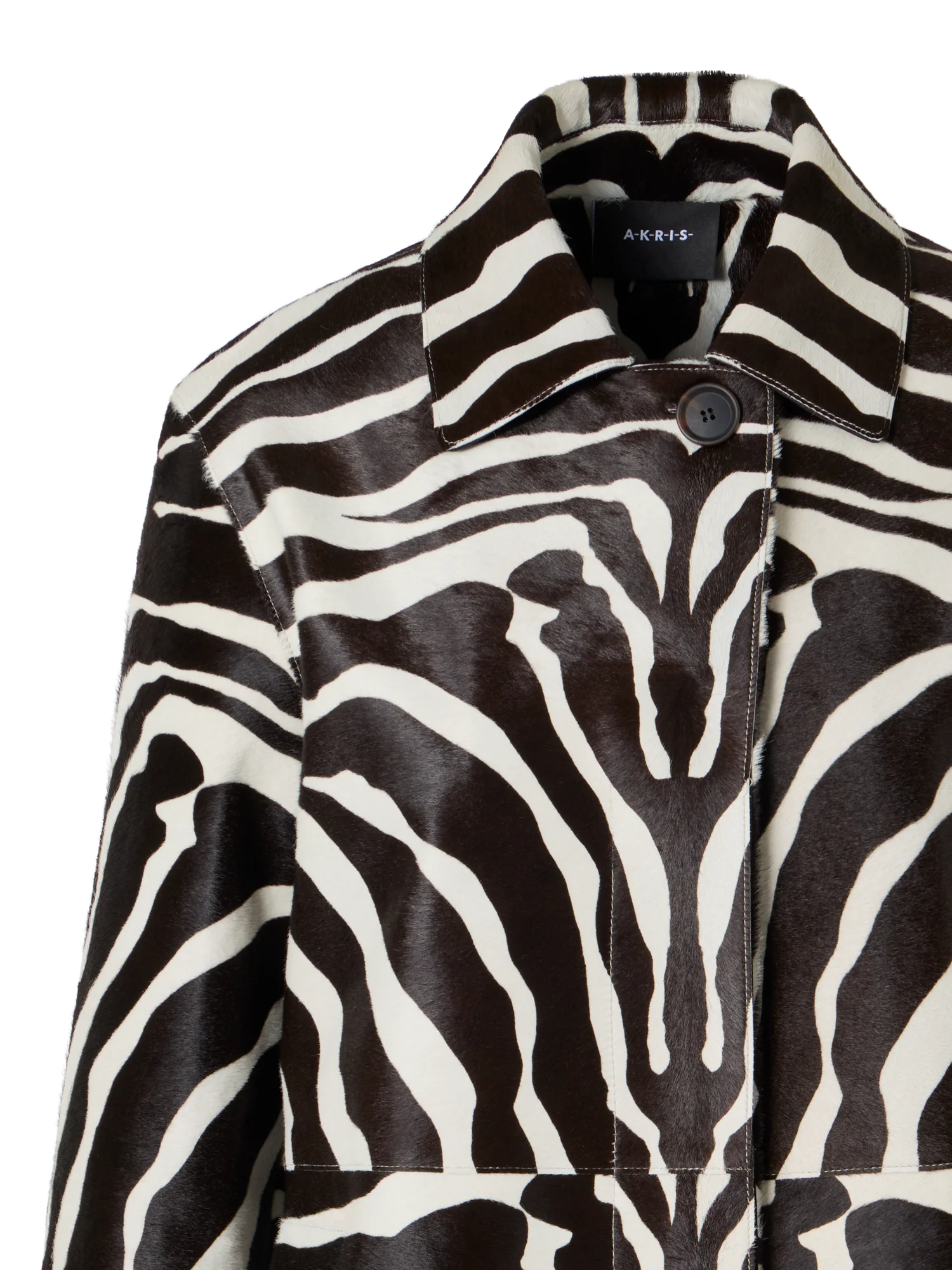 Laron Short Coat in Calfskin - Image 3