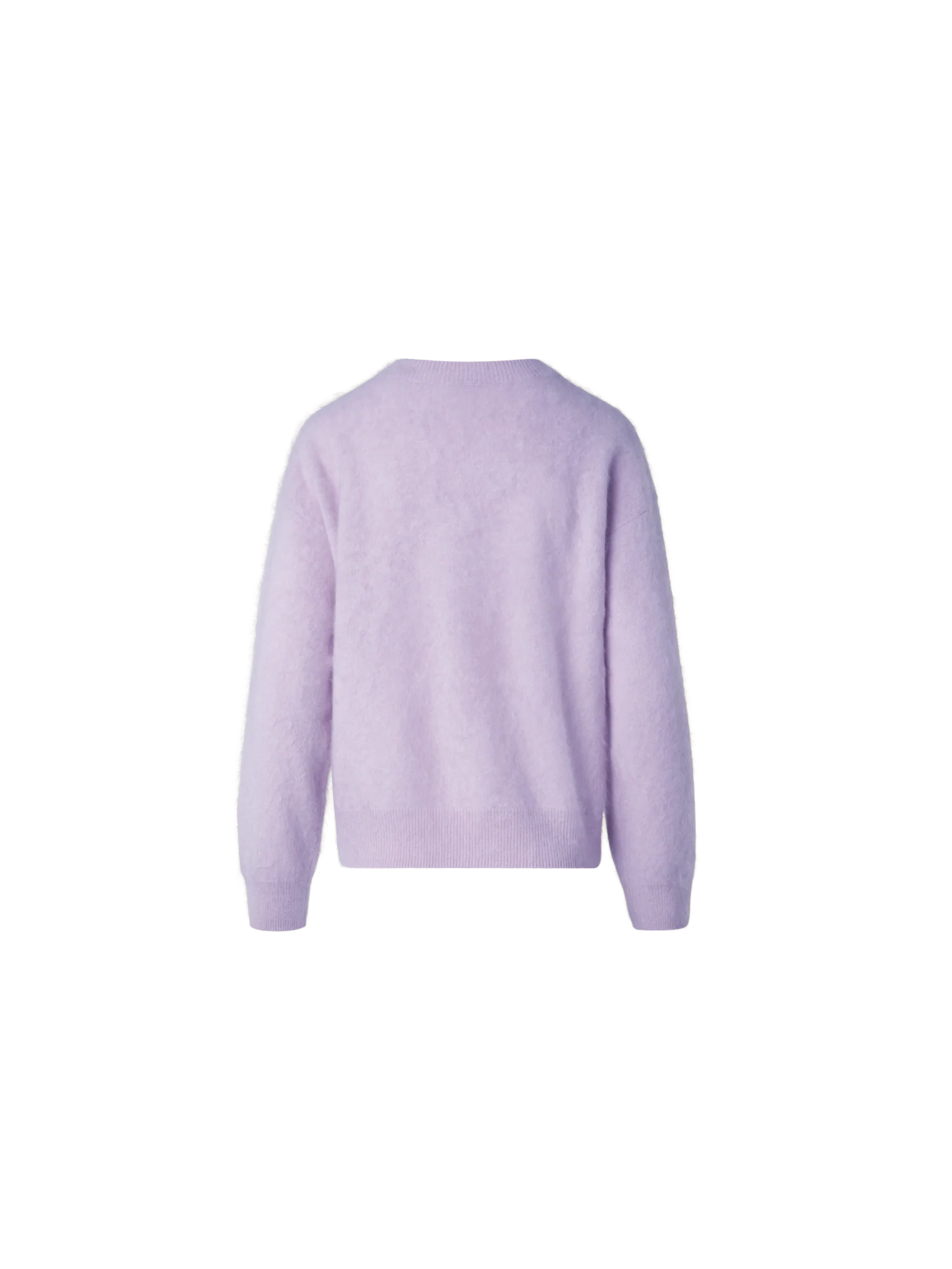 Long-Sleeve Brushed Cashmere Knit Sweater - Image 4