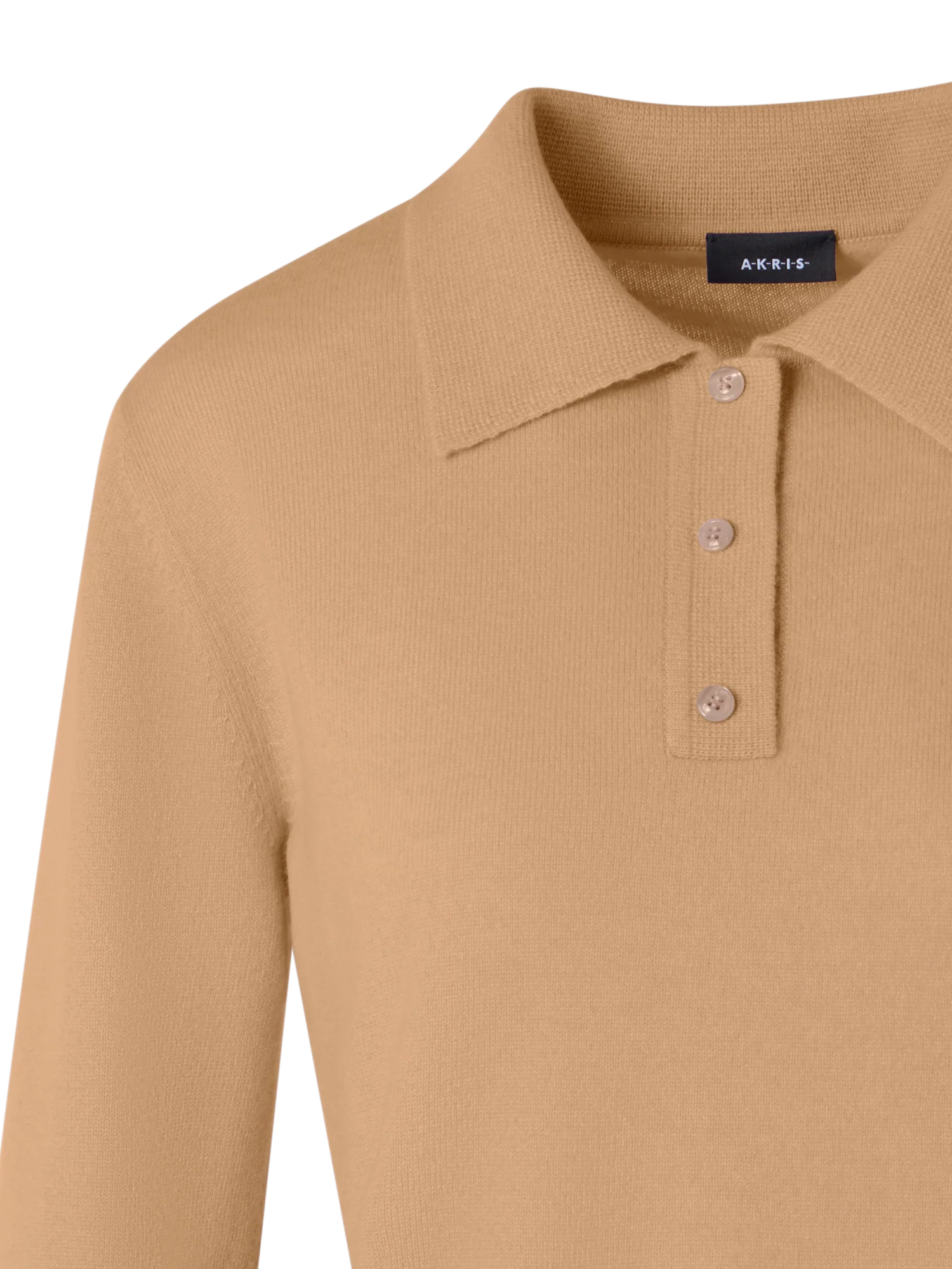 Long-Sleeve Cashmere Knit Sweater - Image 2