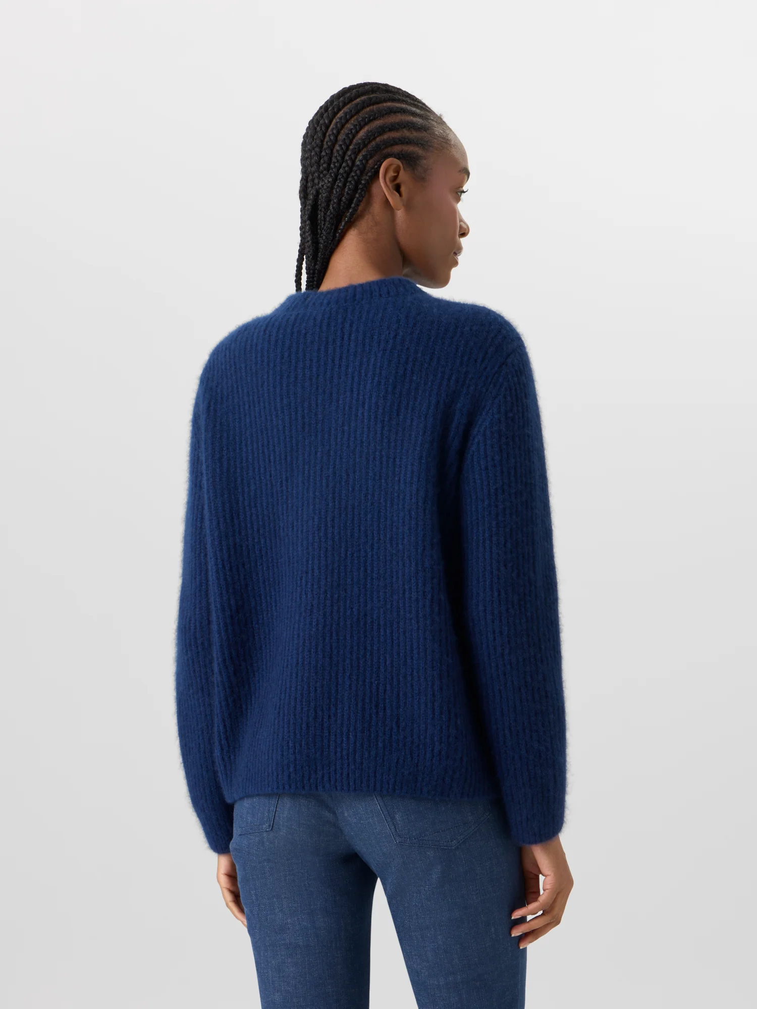 Long-Sleeve Cashmere-Silk Knit Cardigan - Image 7