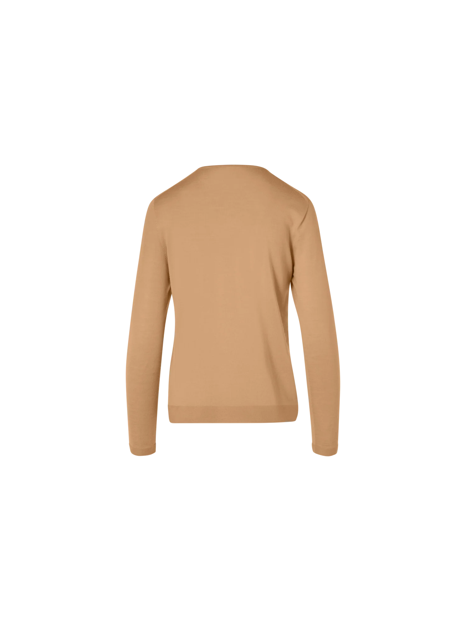 Long-Sleeve Cashmere-Silk Knit Sweater - Image 3