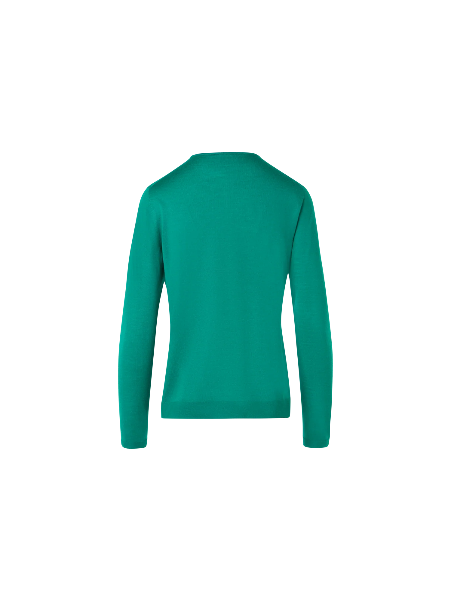 Long-Sleeve Cashmere-Silk Knit Sweater - Image 5