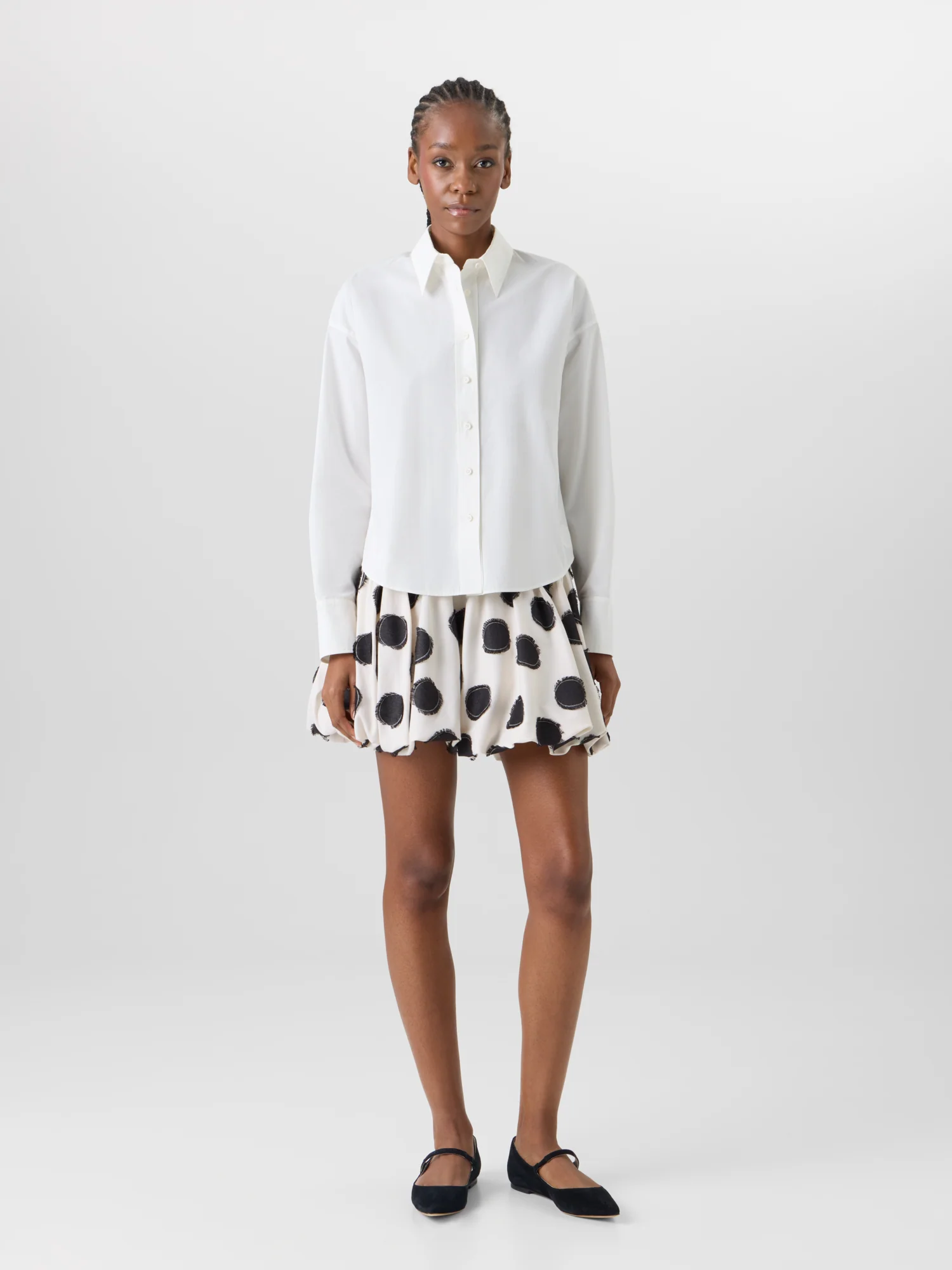 Long-Sleeve Cotton Poplin Shirt - Image 2