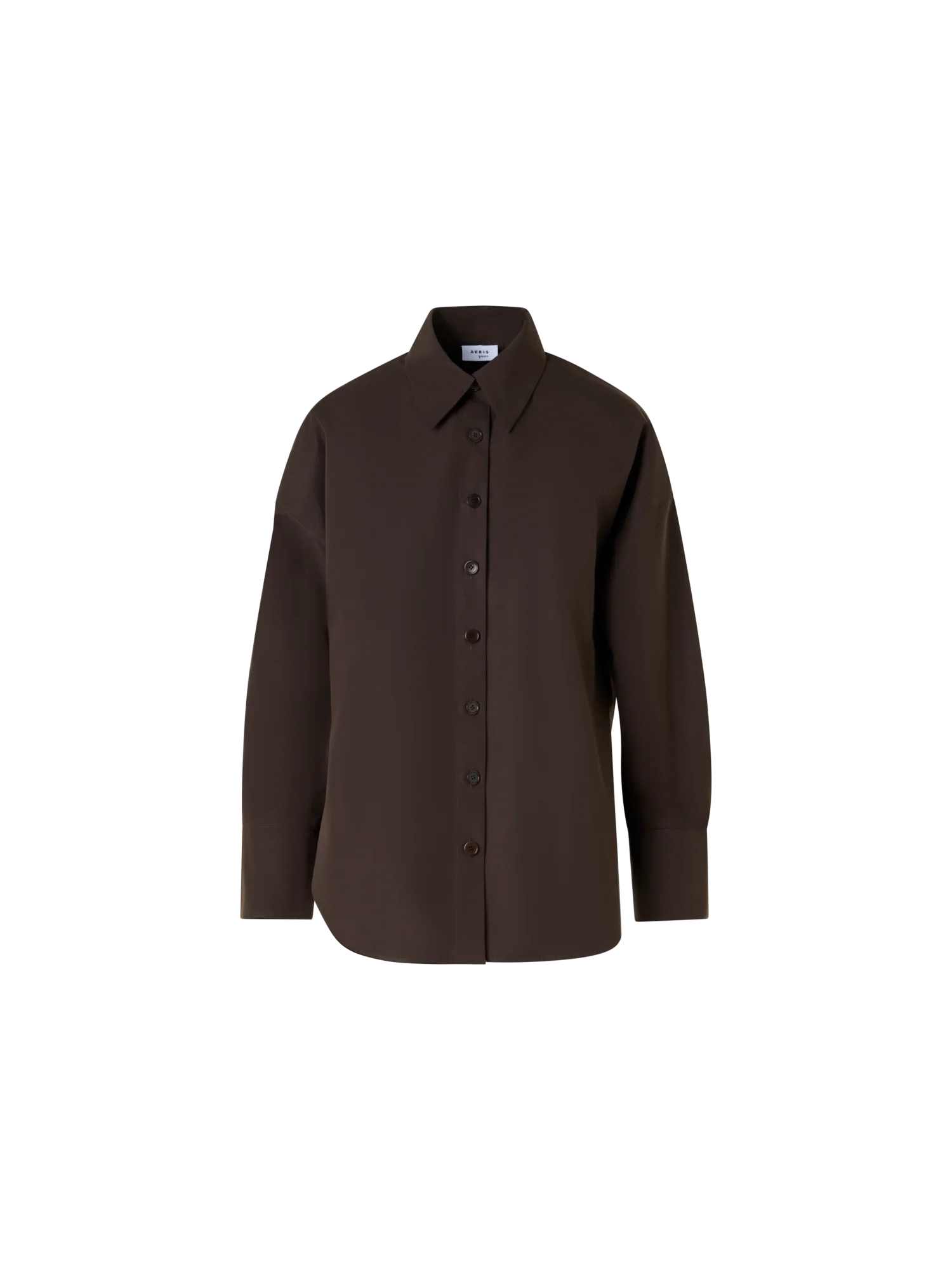 Long-Sleeve Cotton Shirt Blouse
