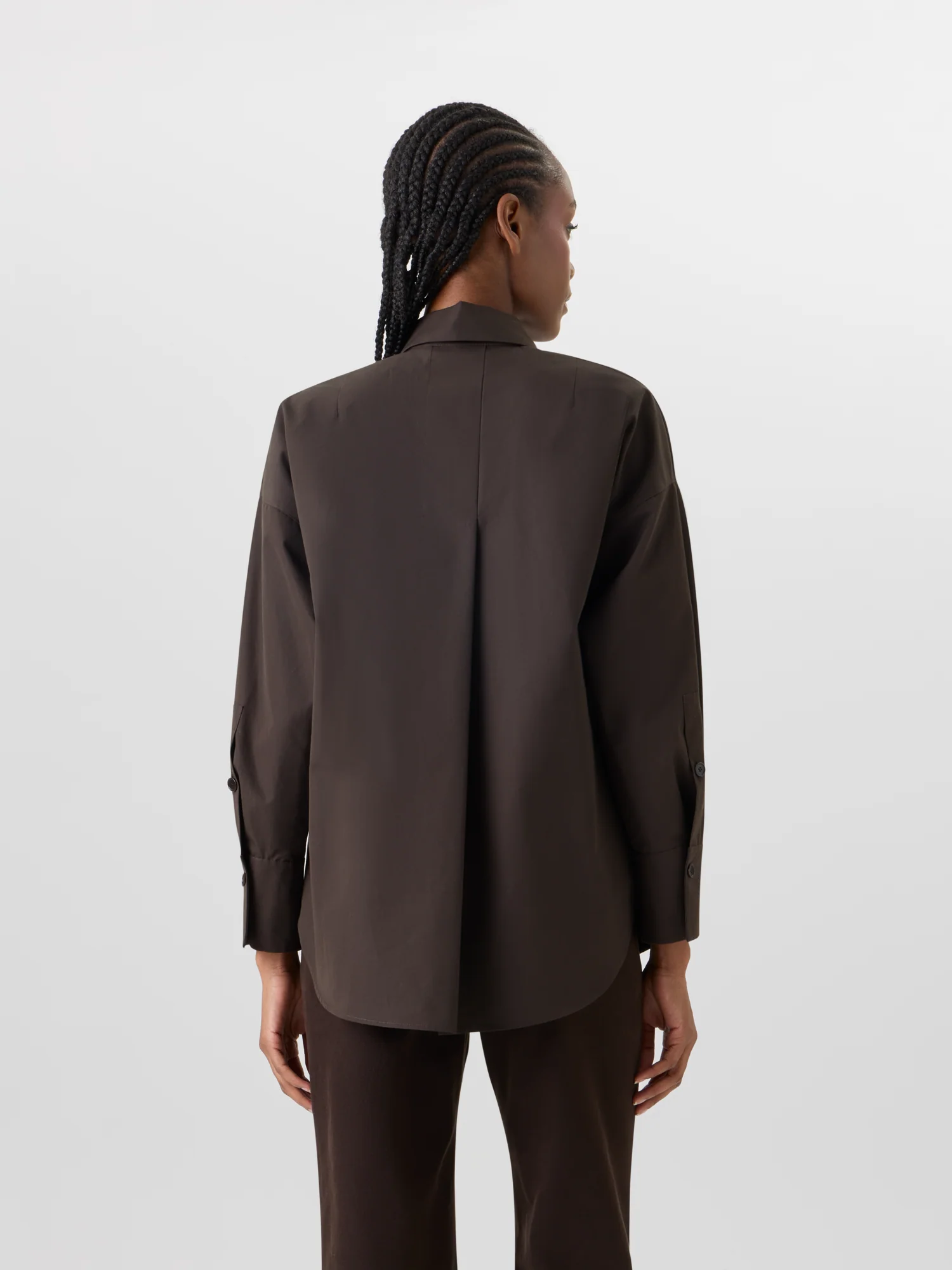 Long-Sleeve Cotton Shirt Blouse - Image 6