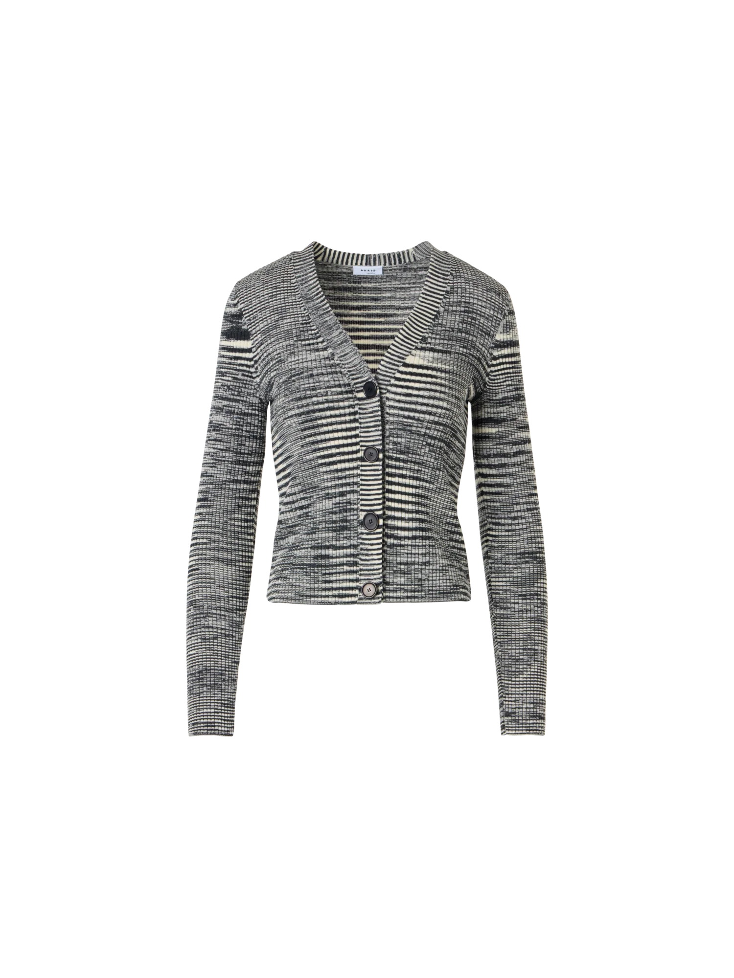 Long-Sleeve Merino Wool Knit Cardigan