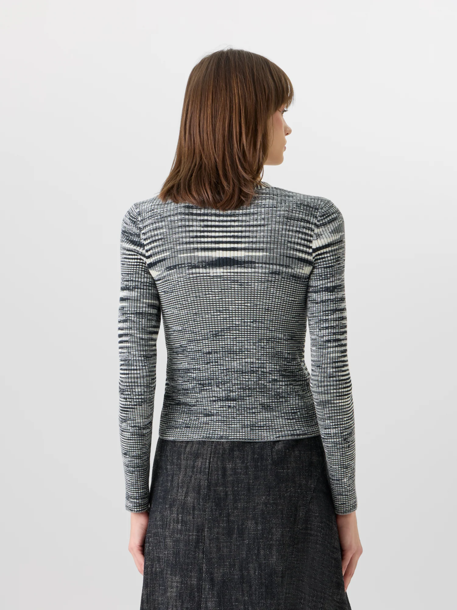 Long-Sleeve Merino Wool Knit Cardigan - Image 6