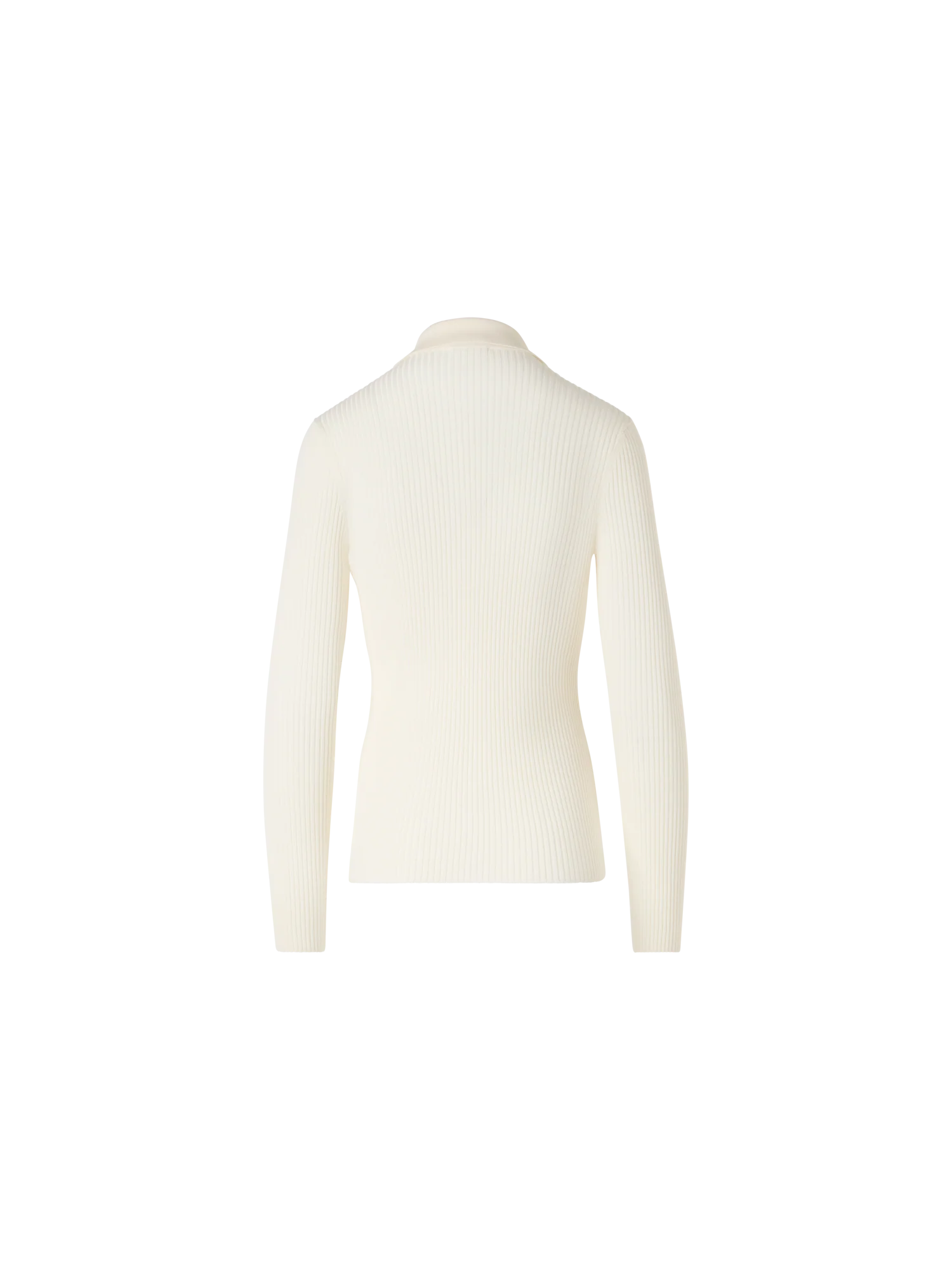 Long-Sleeve Merino Wool Knit Sweater - Image 5