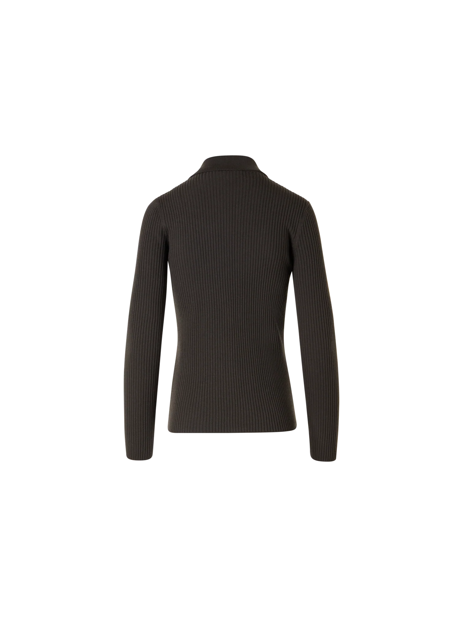 Long-Sleeve Merino Wool Knit Sweater - Image 5