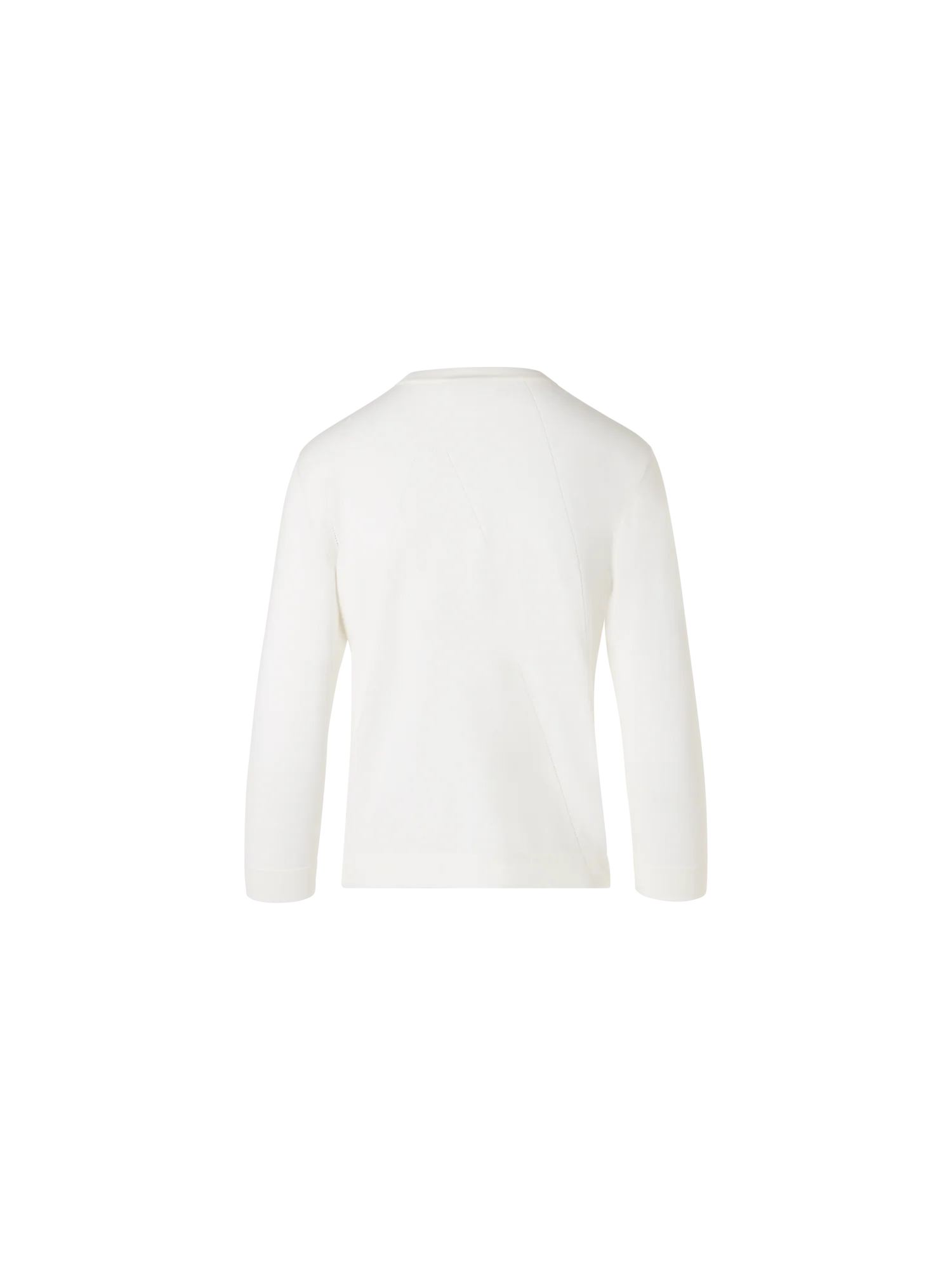 Long-Sleeve Sea Island Cotton Knit Cardigan - Image 3