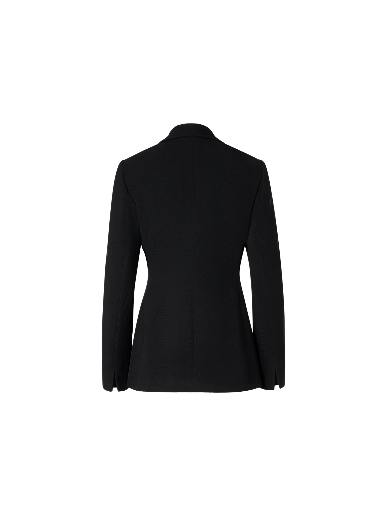 Long-Sleeve Wool Tricotine Jacket - Image 6