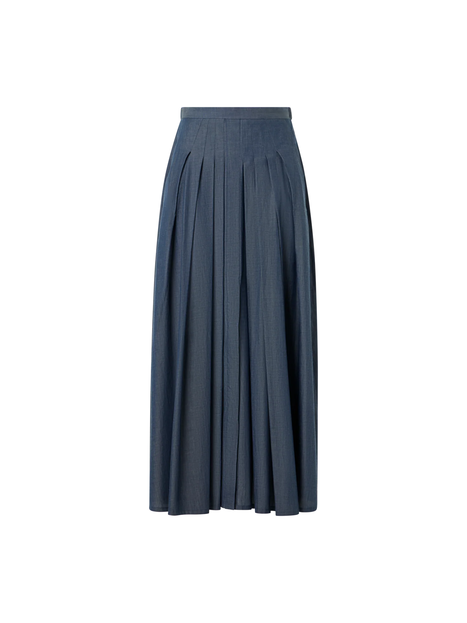 Sea Island Cotton Midi Skirt